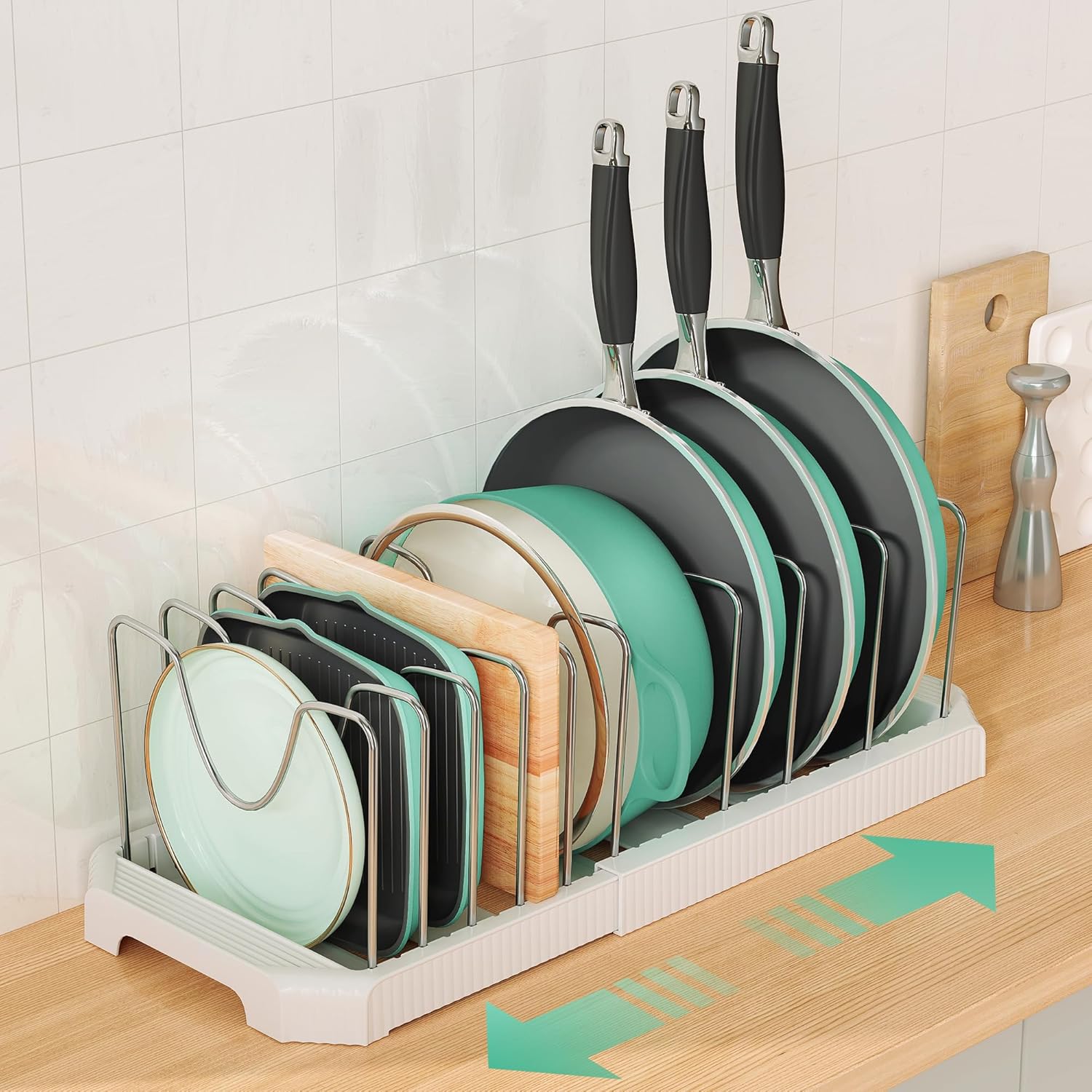 Adjustable Pots Organizer