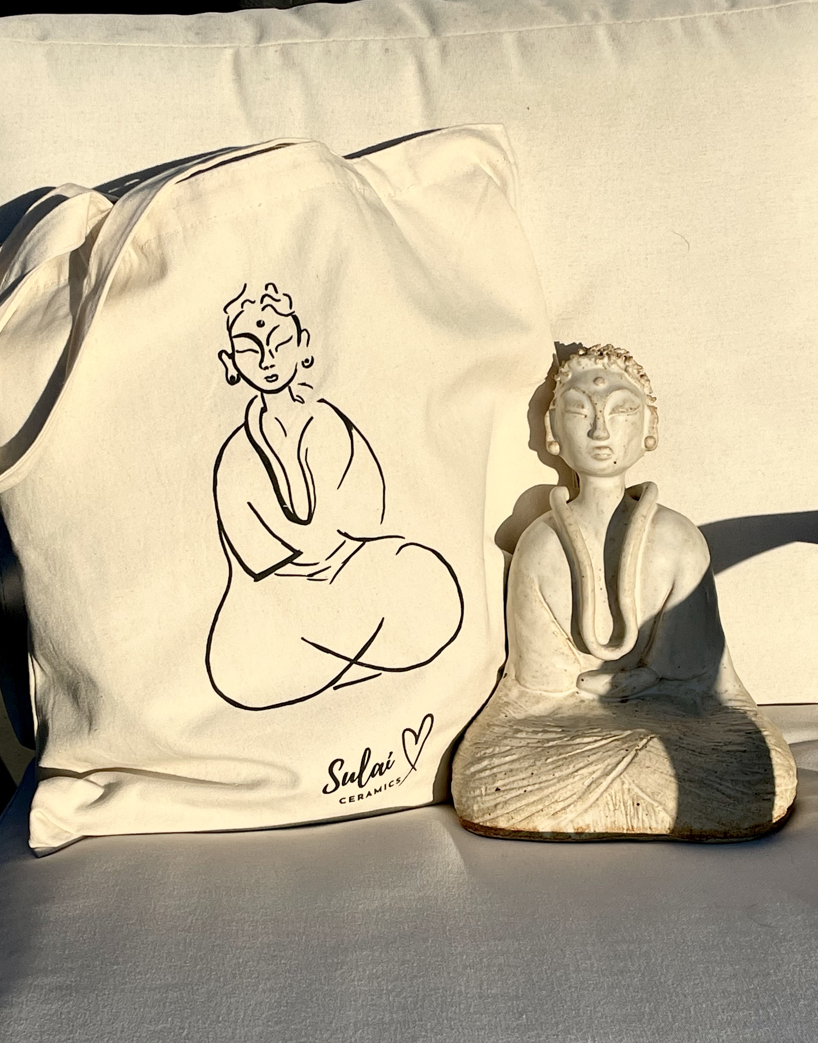 Tote bag designed by Sulai Ceramics