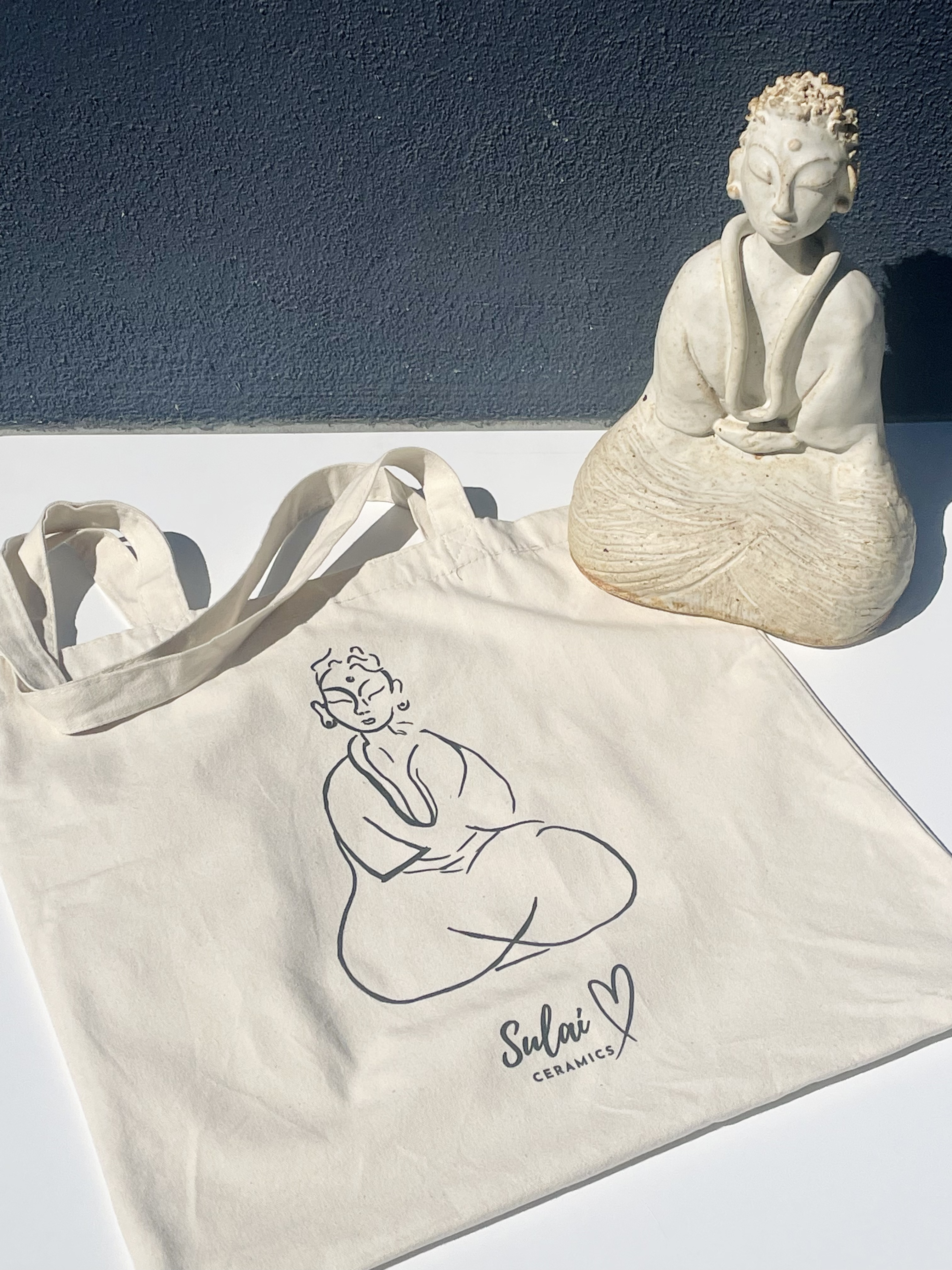 Tote bag designed by Sulai Ceramics