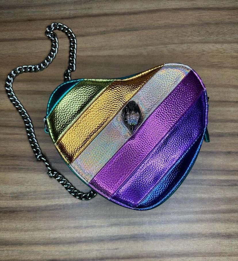 Bolso de corazón arcoíris KURT GEIGER