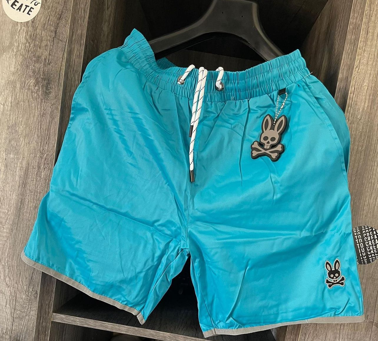 short Psycho Bunny azul