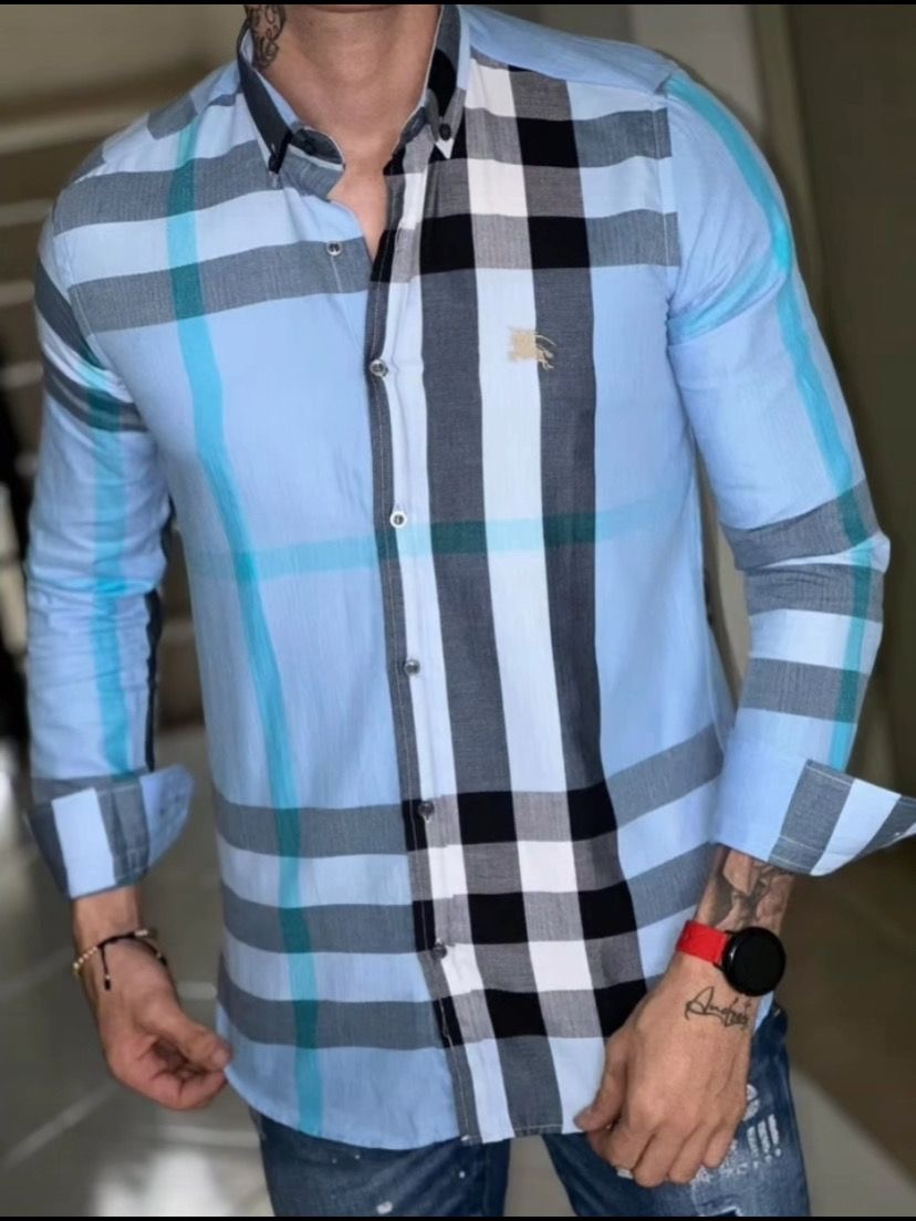 Camisa de hombre a cuadros