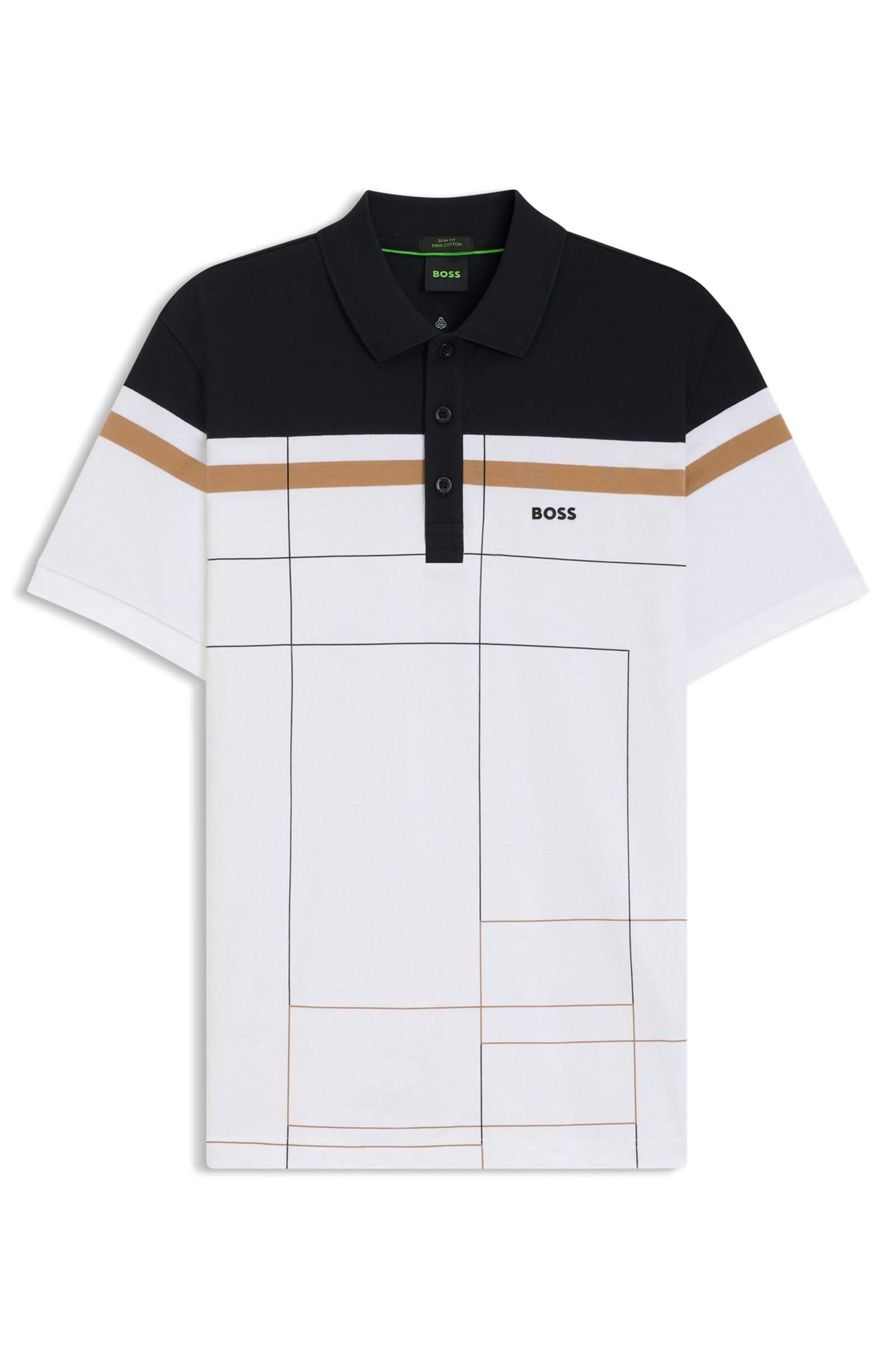 Polo BOSS estampado