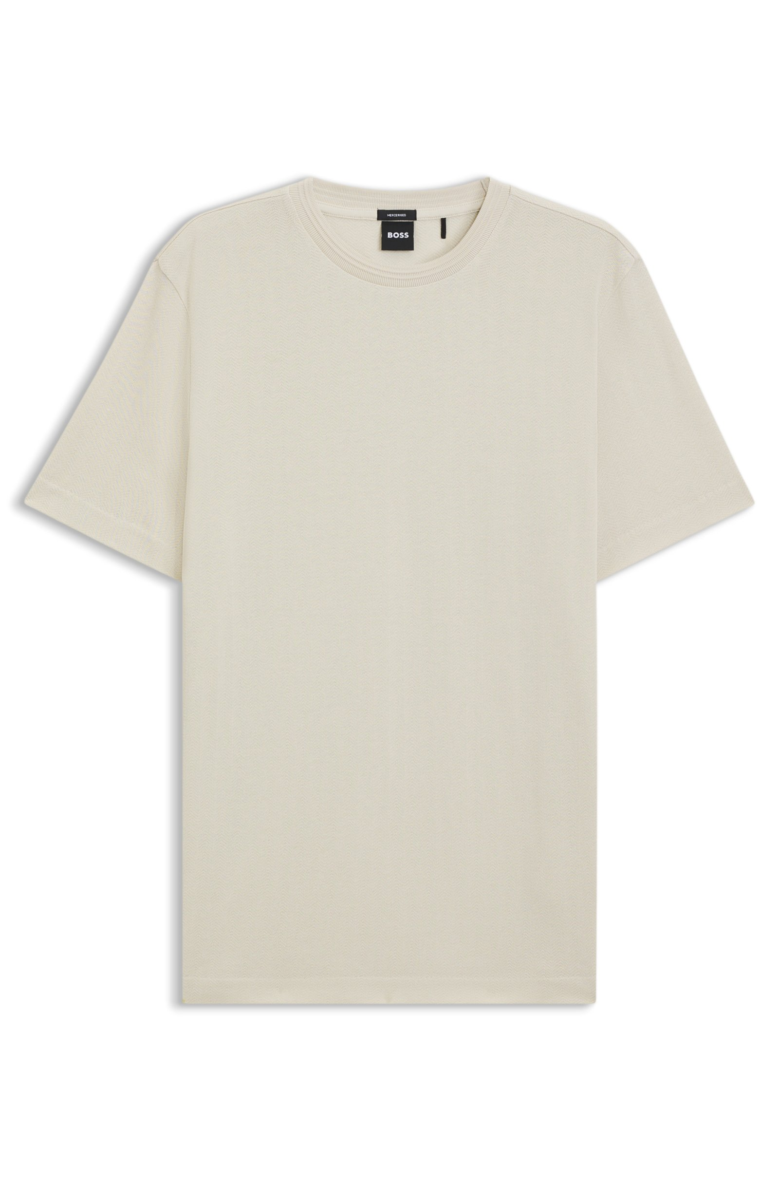 Camiseta Boss básica blanca
