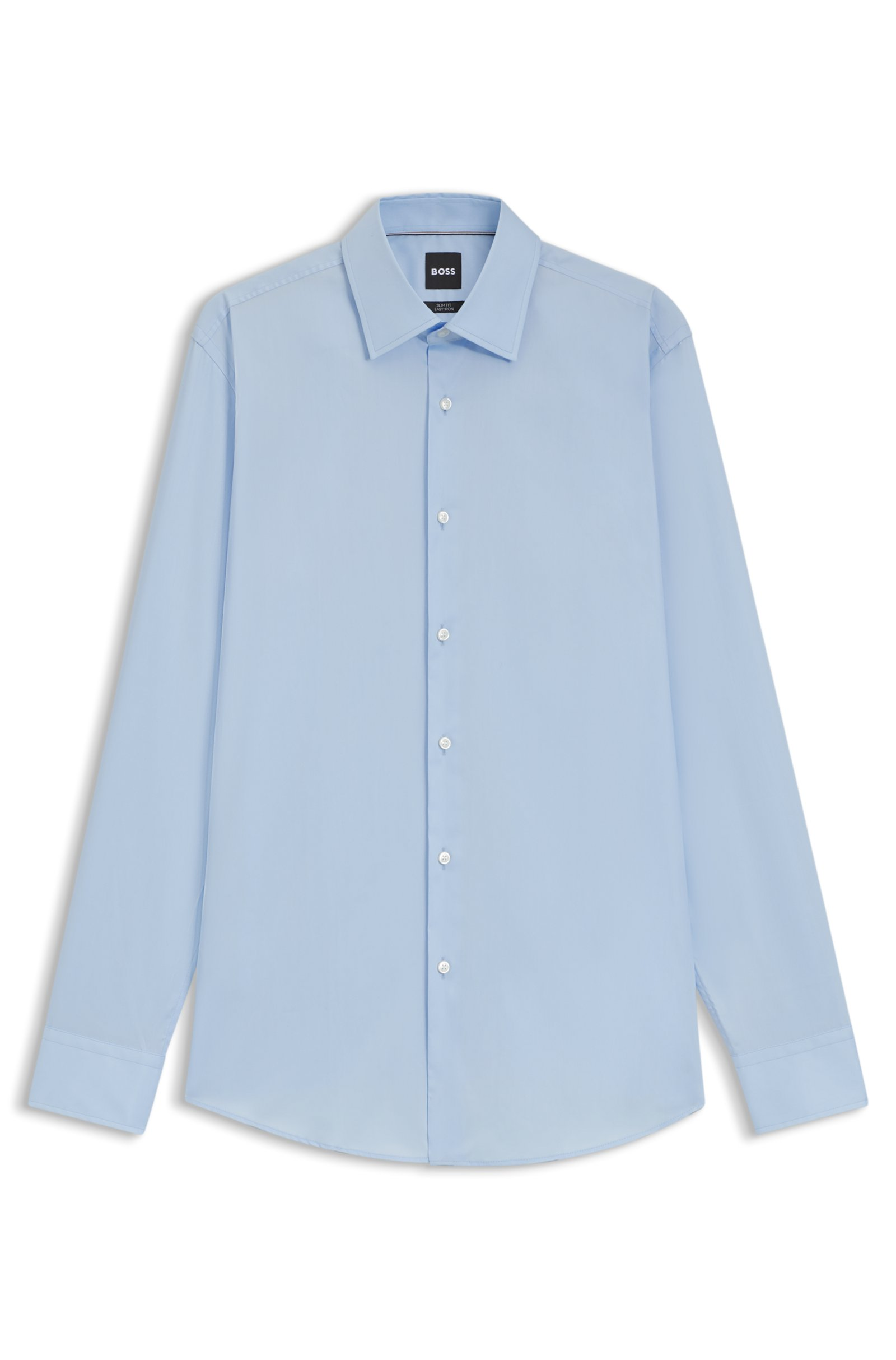 Camisa Boss de vestir azul claro