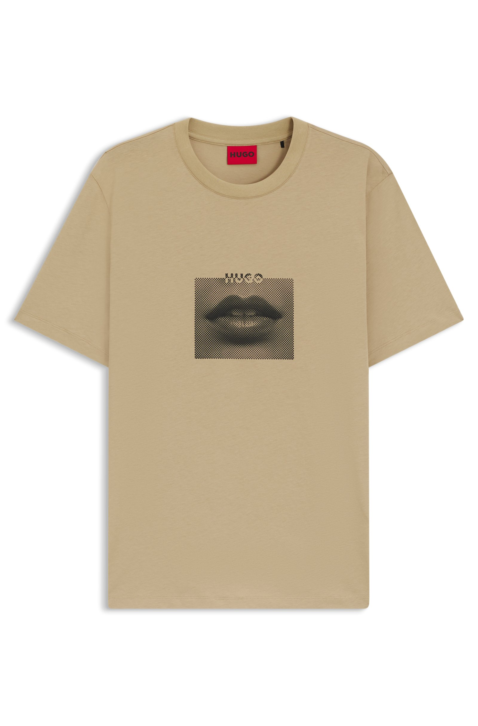 Camiseta beige HUGO
