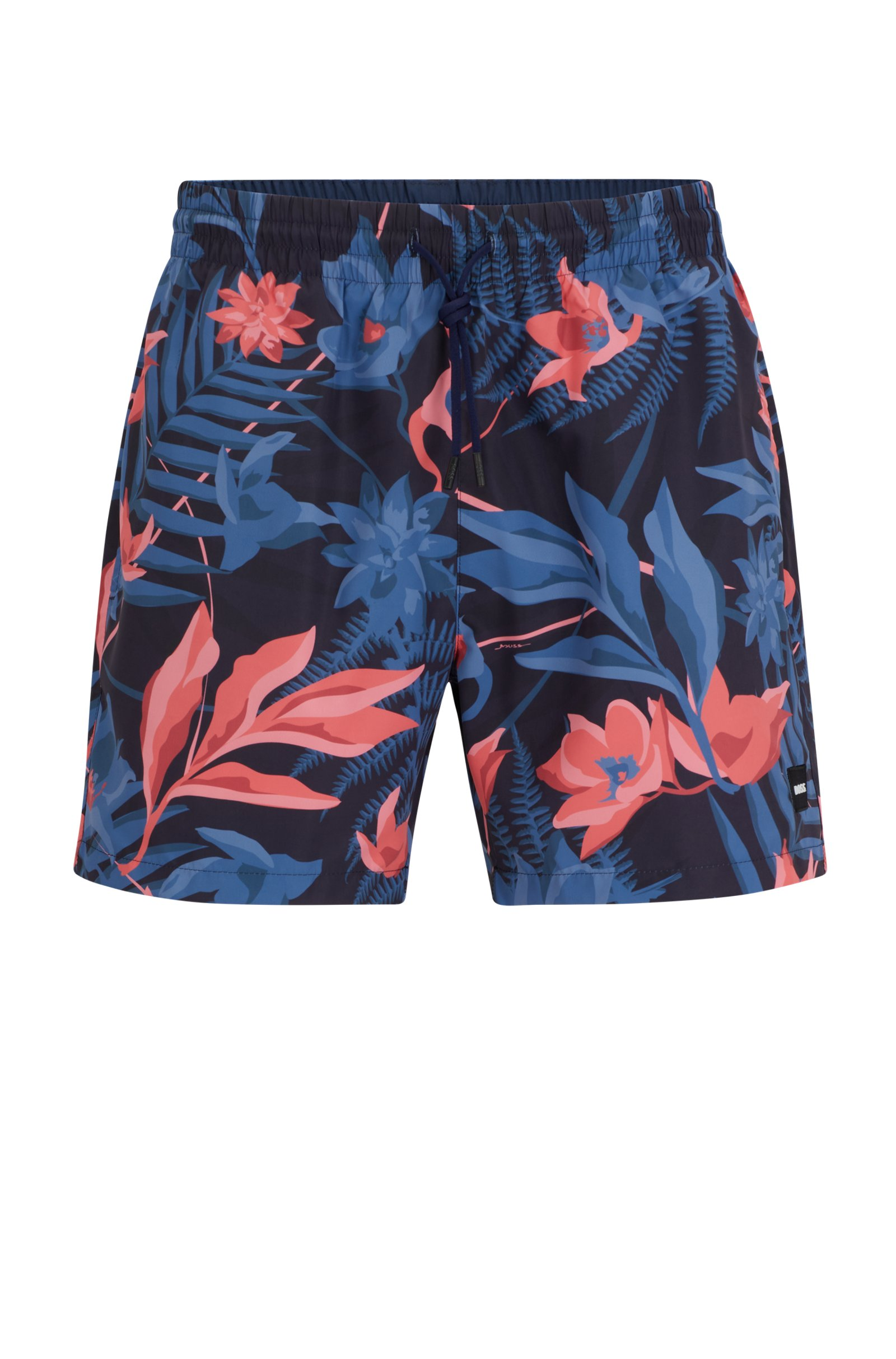 Shorts de baño tropicales Boss