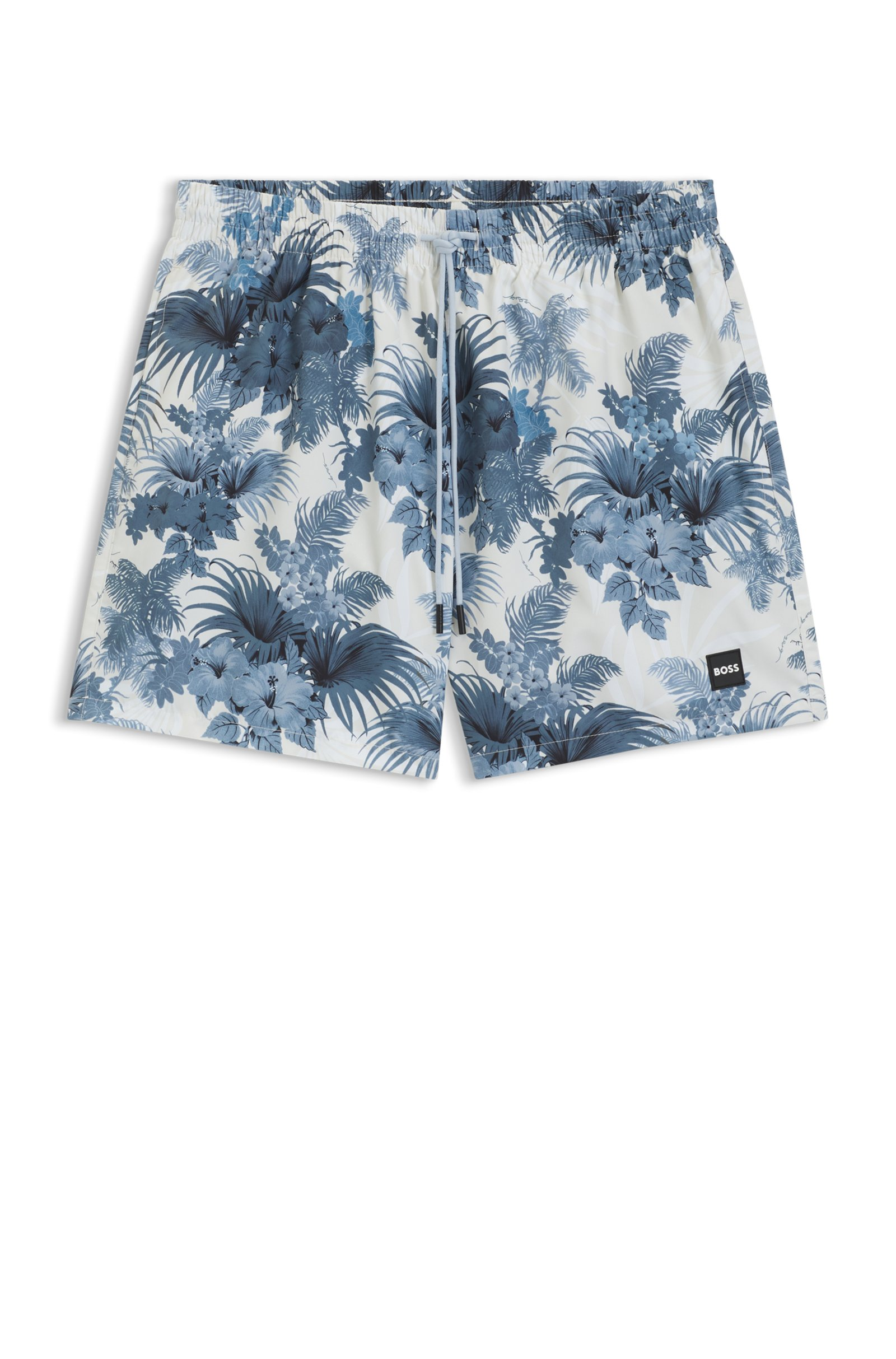 Shorts de baño estampado floral Boss