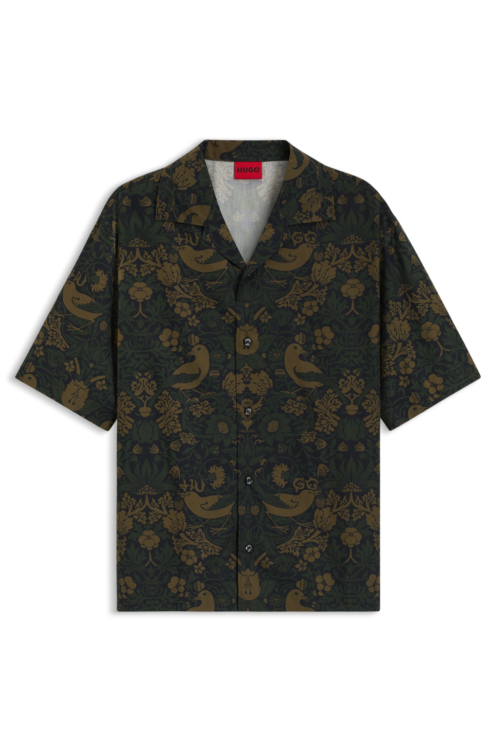 Camisa Hugo estampada de manga corta