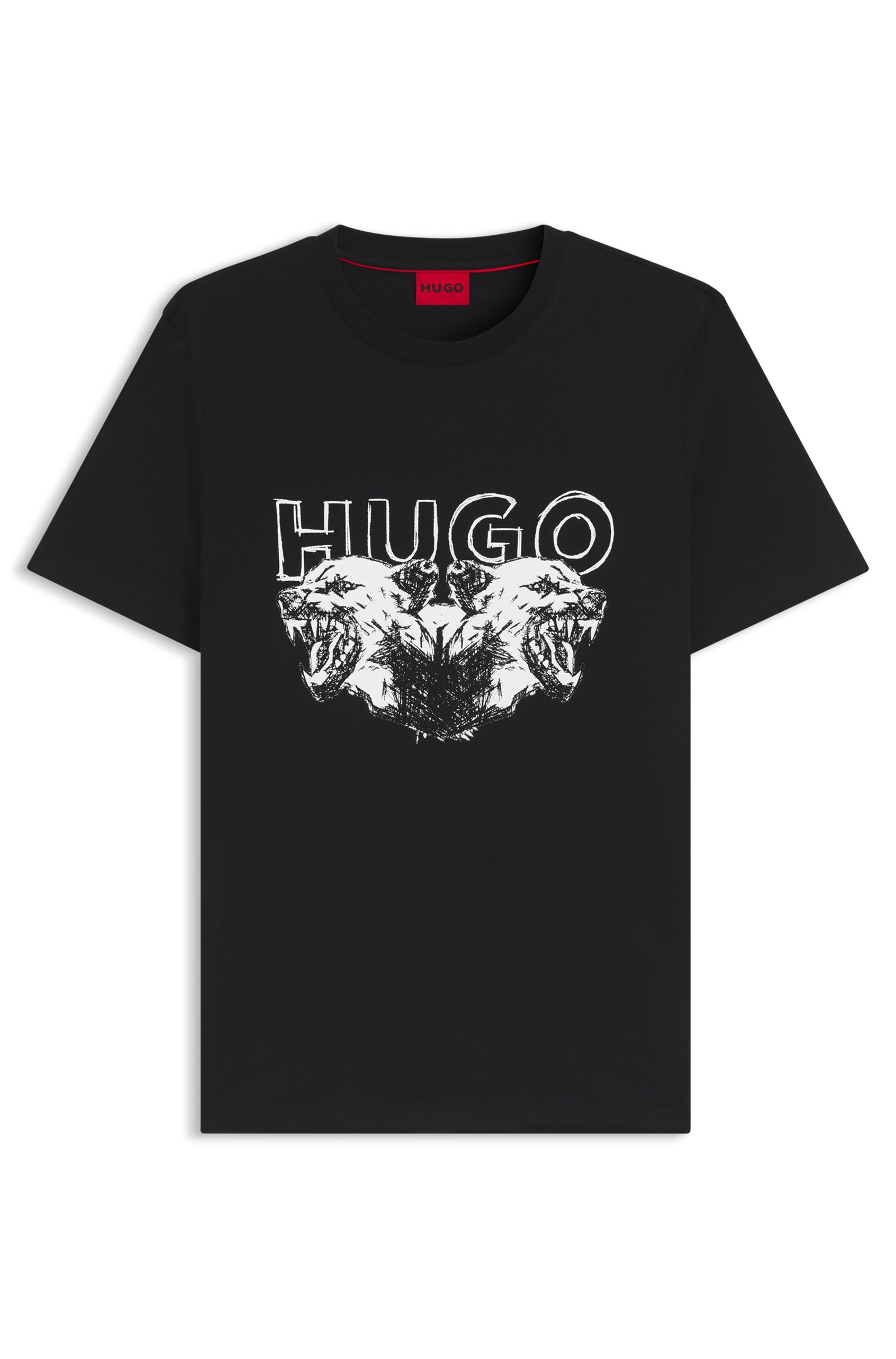 Camiseta Hugo negra