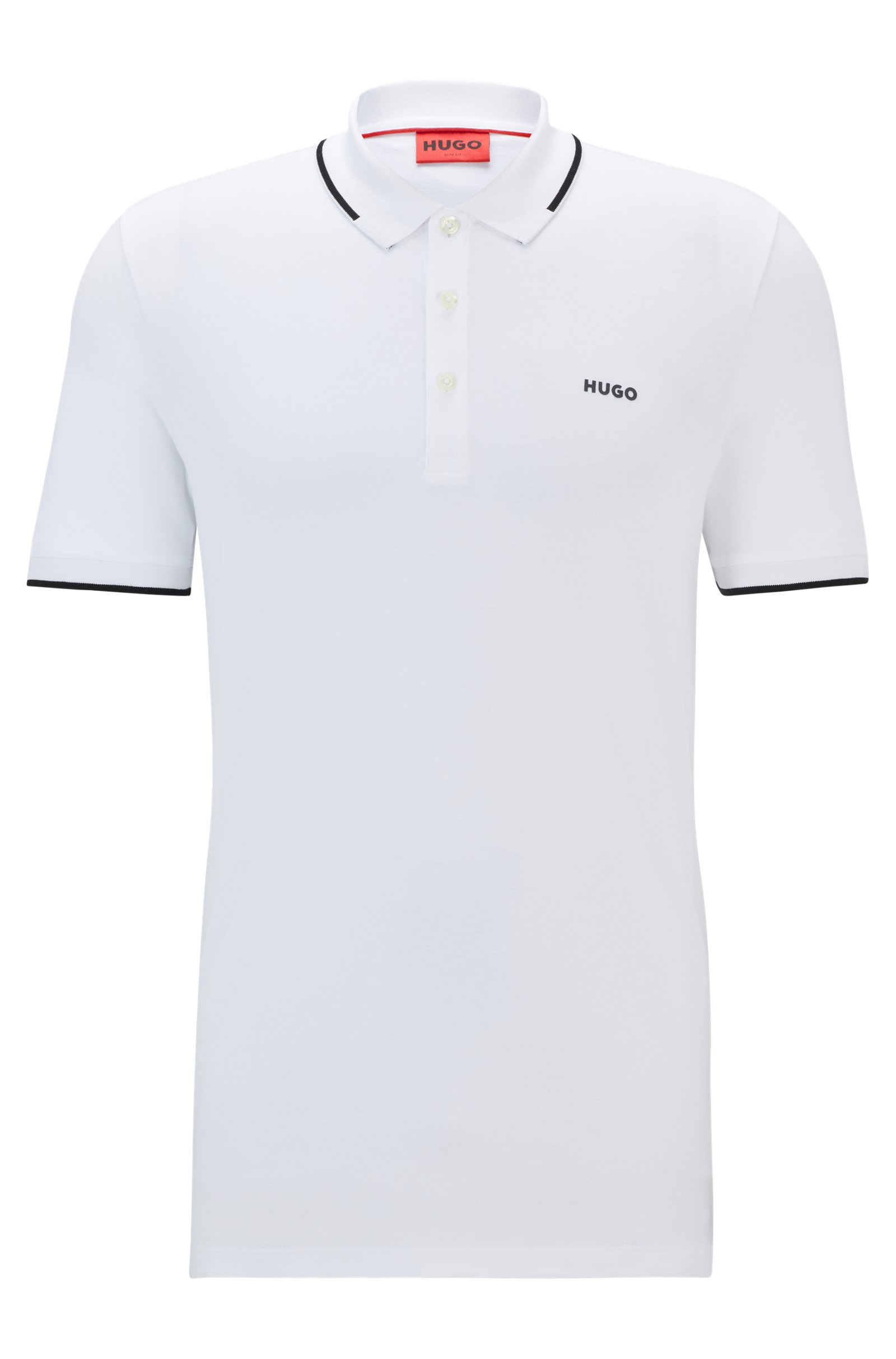 Camiseta polo Hugo blanca