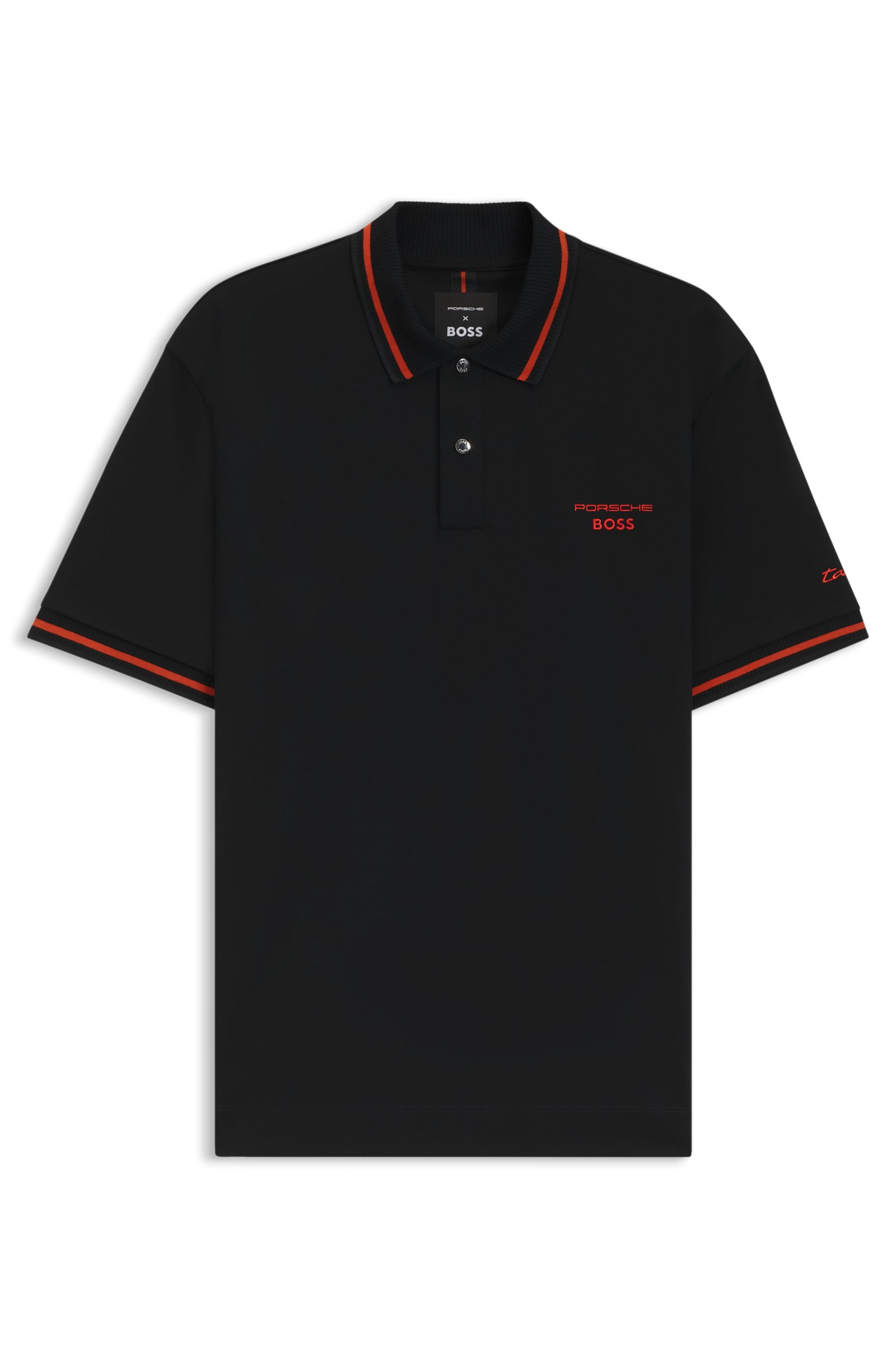 Polo negro Porsche x BOSS