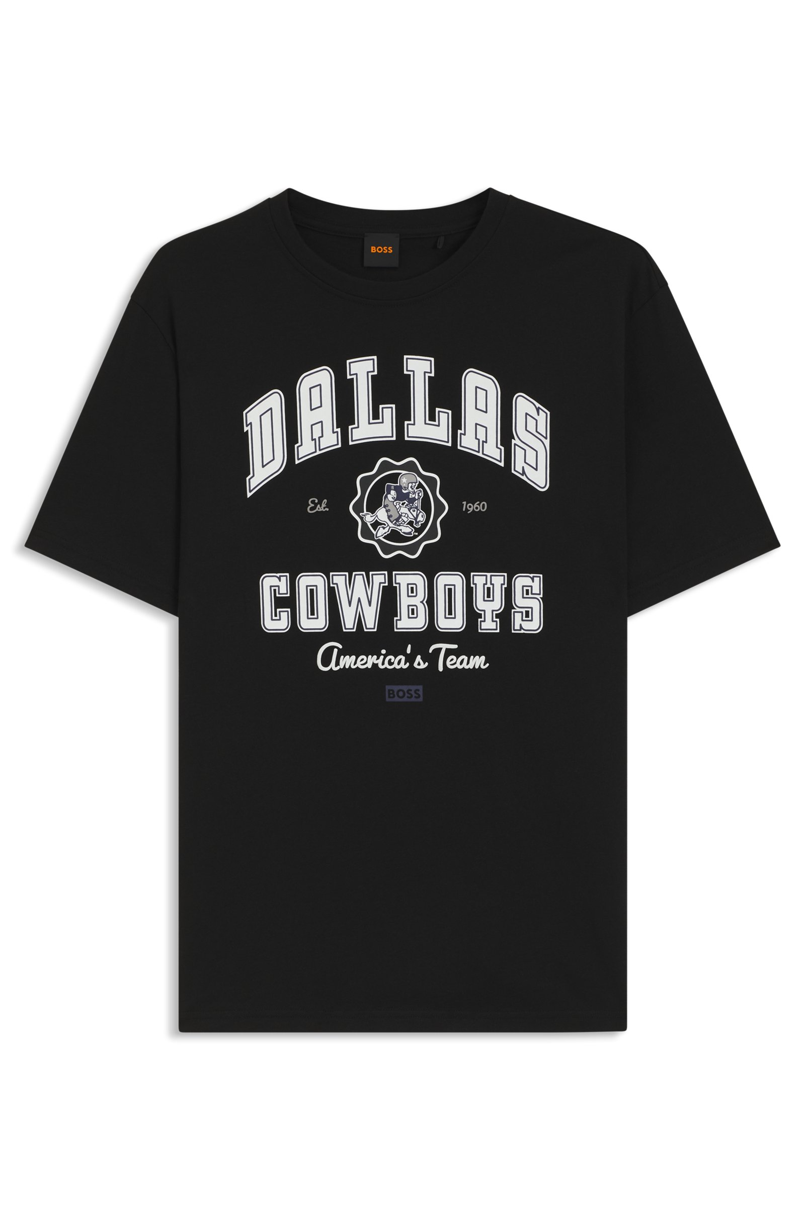 Camiseta Boss Negra Dallas Cowboys