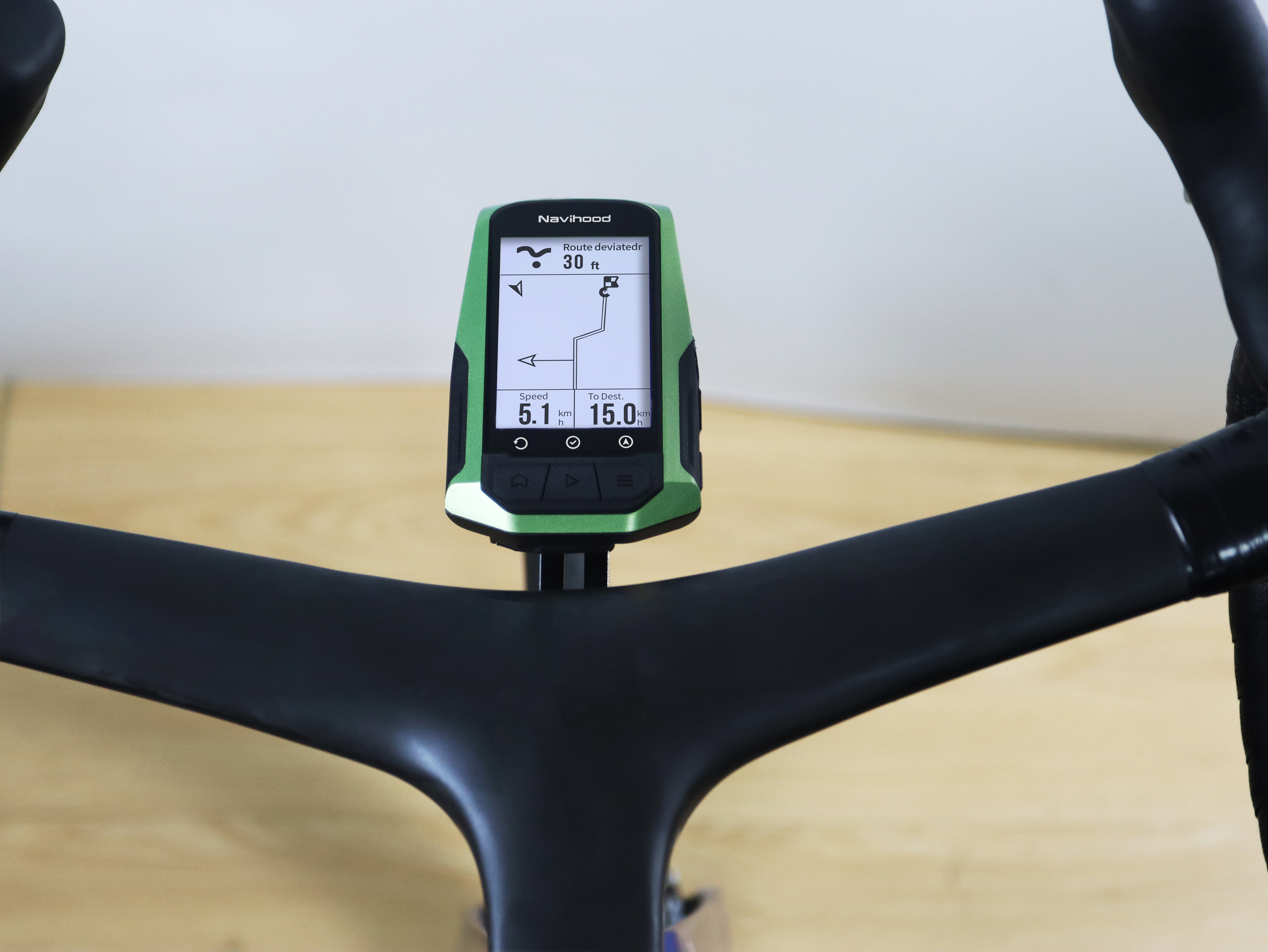 Meilan Navihood L1 GPS Bicycle Computer - 2.6 inch LCD Cycling GPS Unit IPX7 | Compatible with ANT+ Sensors