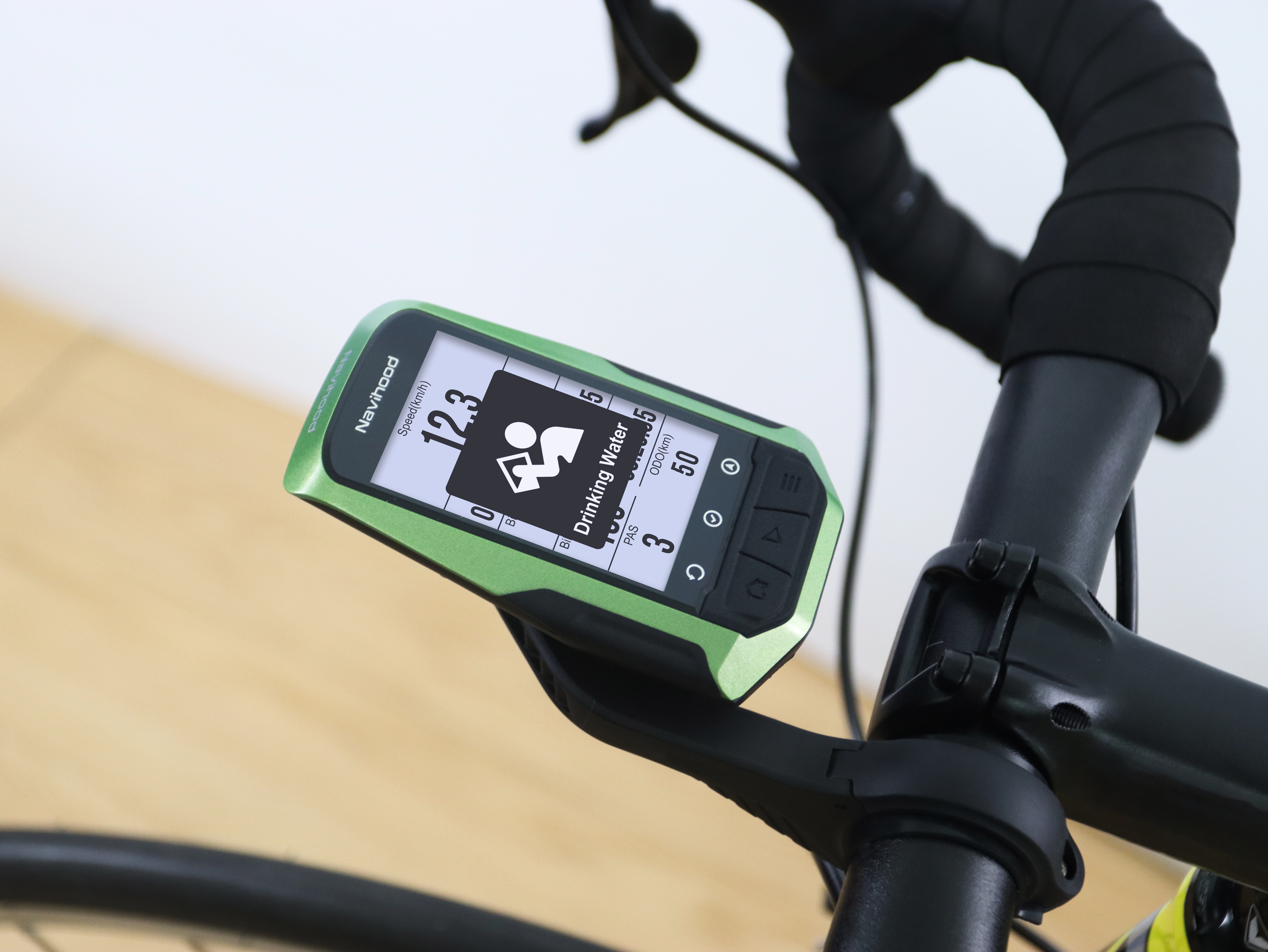 Meilan Navihood L1 GPS Bicycle Computer - 2.6 inch LCD Cycling GPS Unit IPX7 | Compatible with ANT+ Sensors