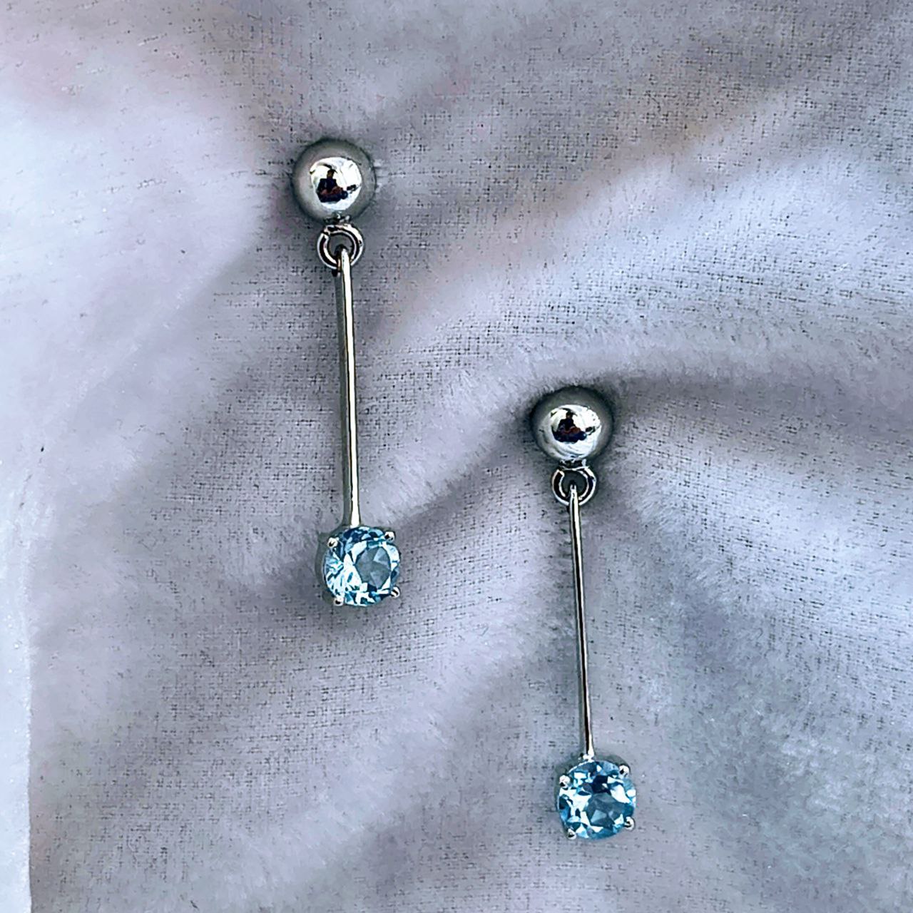Dangling Silver Earrings