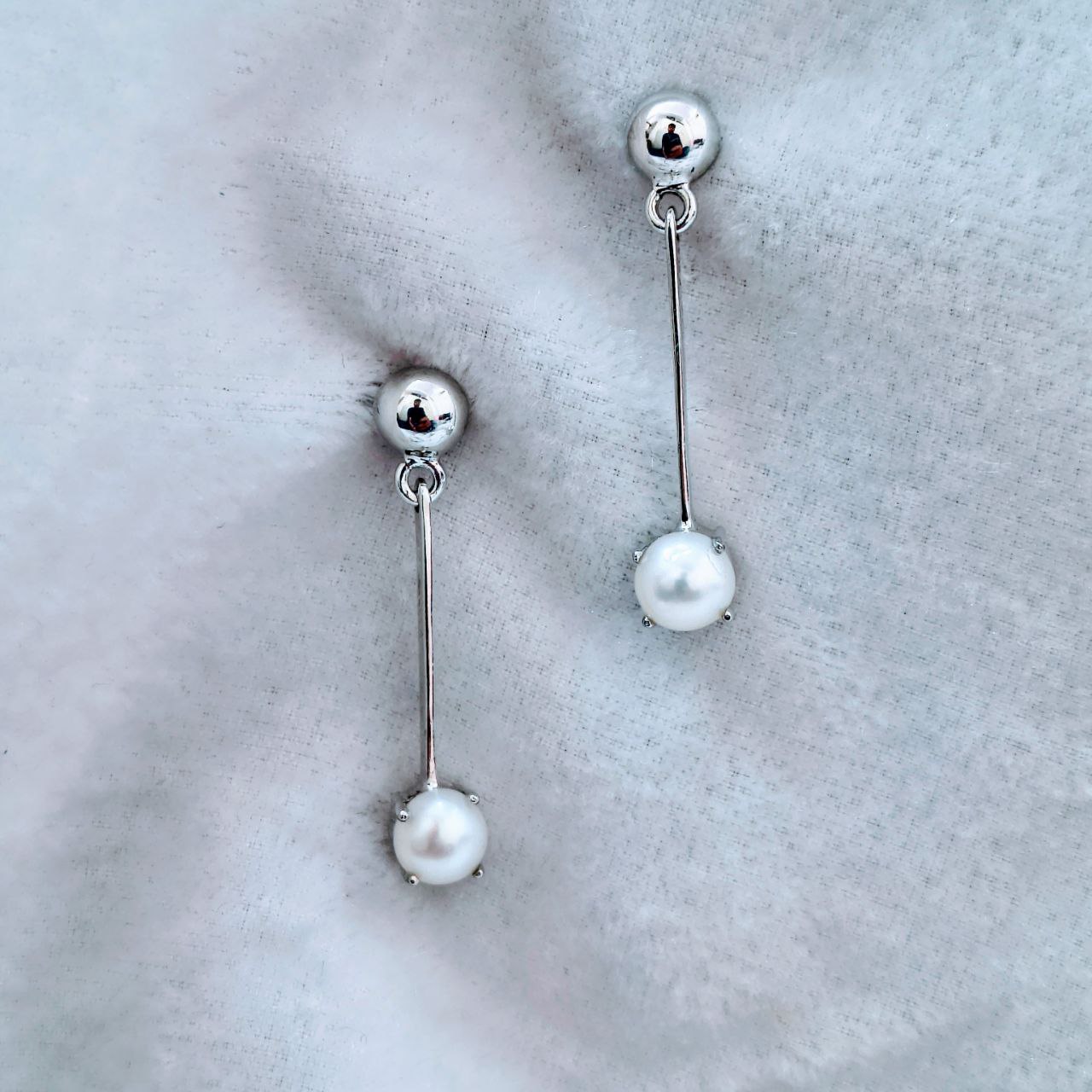 Elegant Pearl Drop Earrings