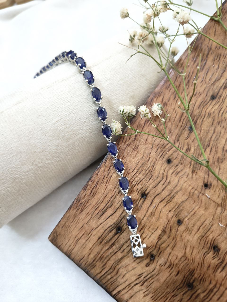 Elegant Sapphire Bracelet