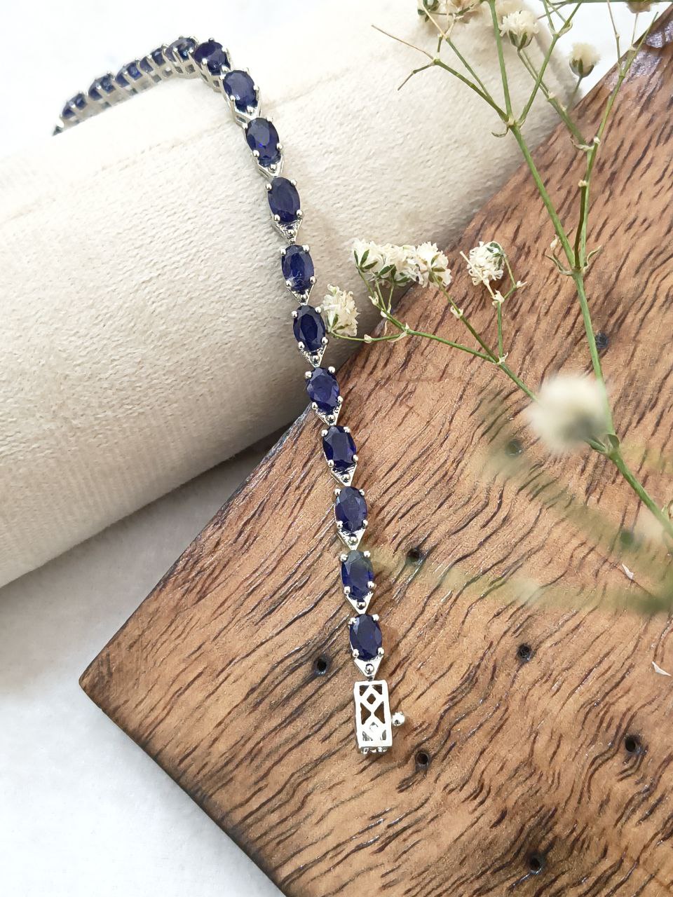 Elegant Sapphire Bracelet
