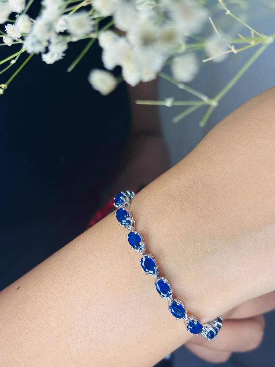 Elegant Sapphire Bracelet