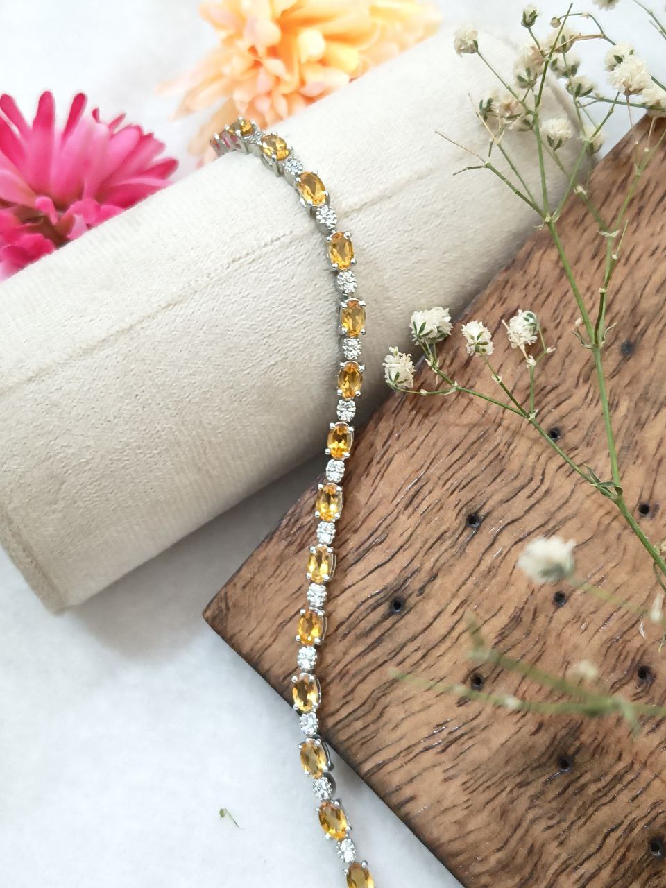 Elegant Citrin Bracelet