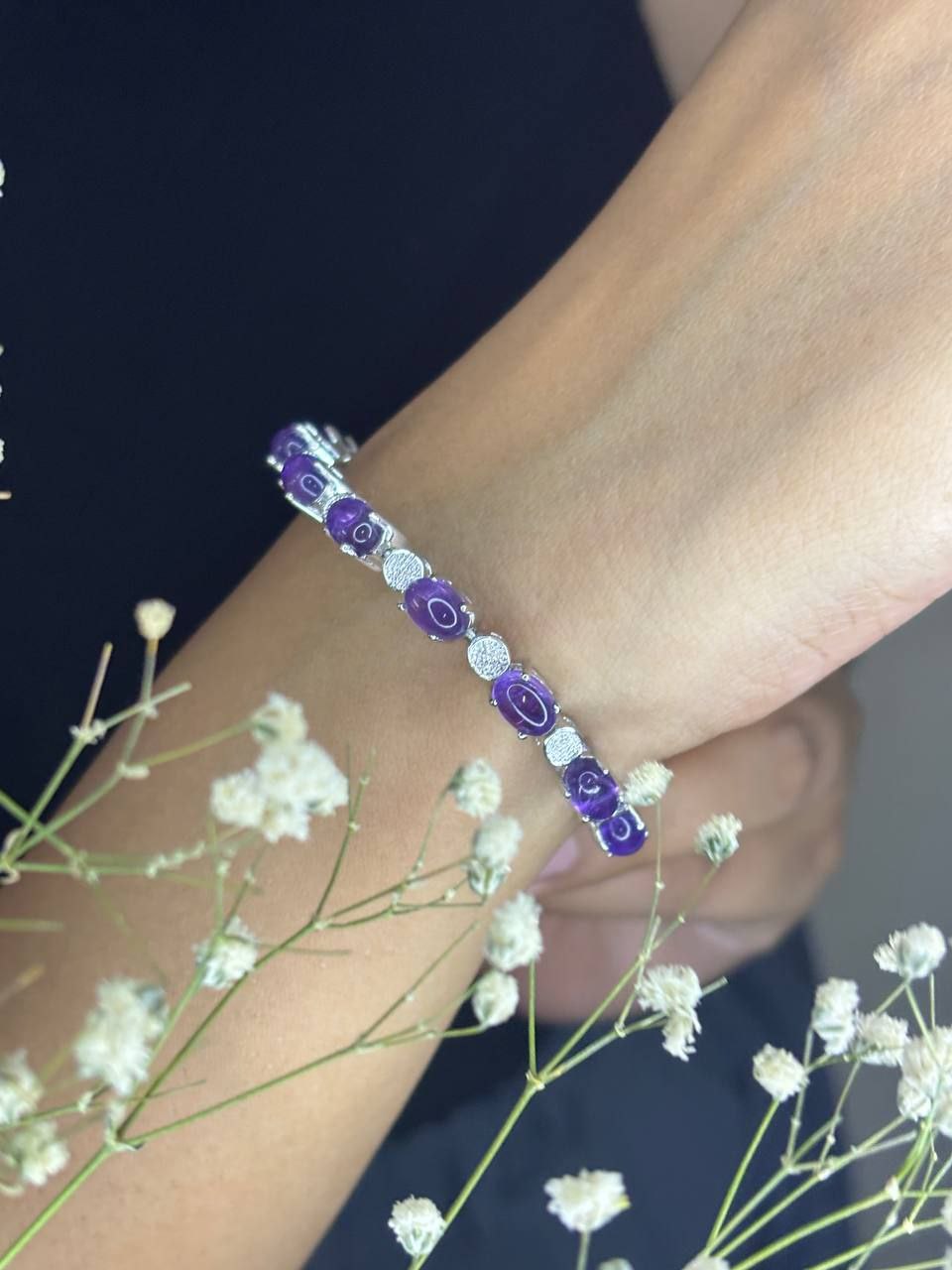 Amethyst Tennis Bracelet