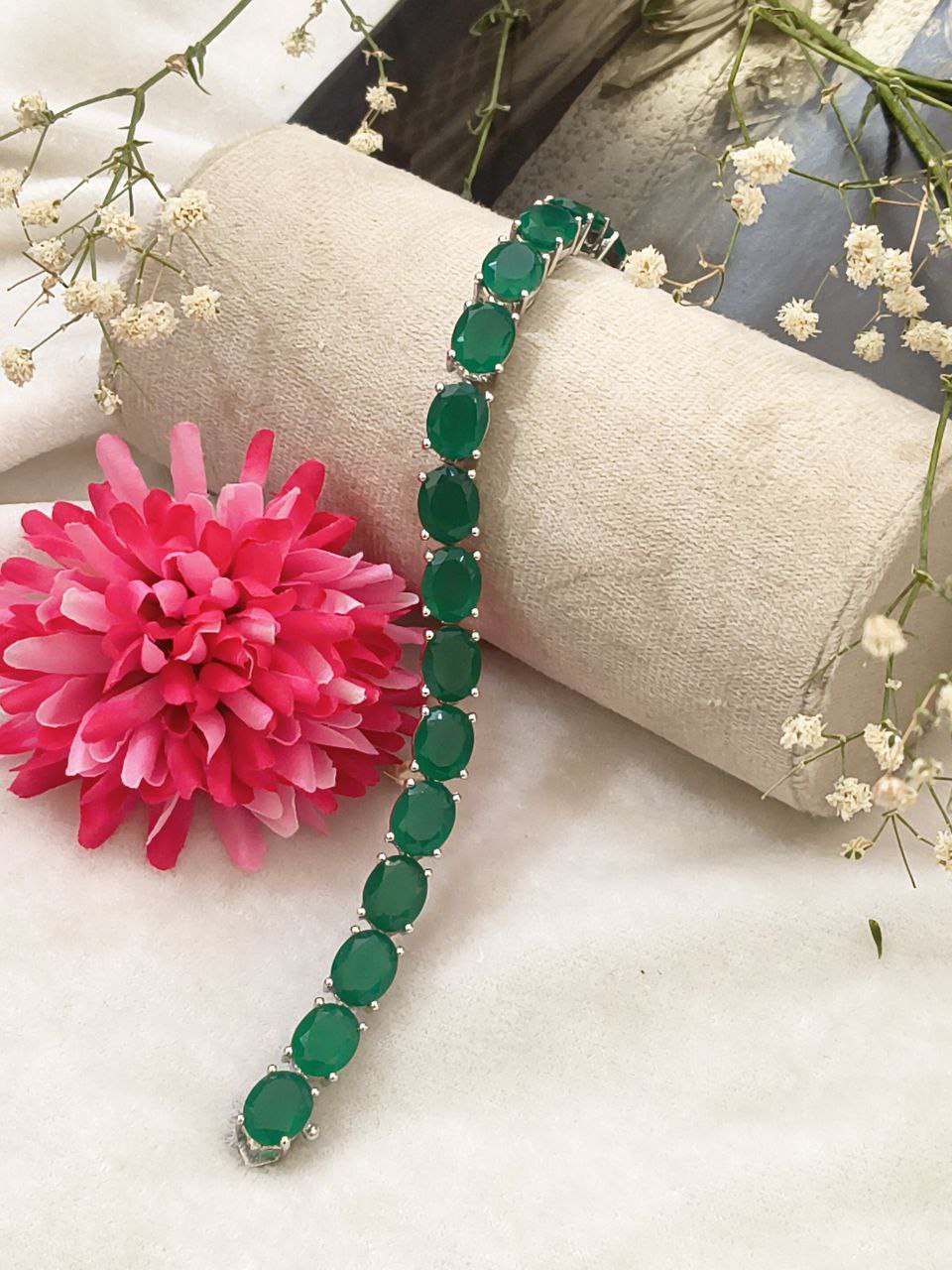 Green Emerald Bracelet