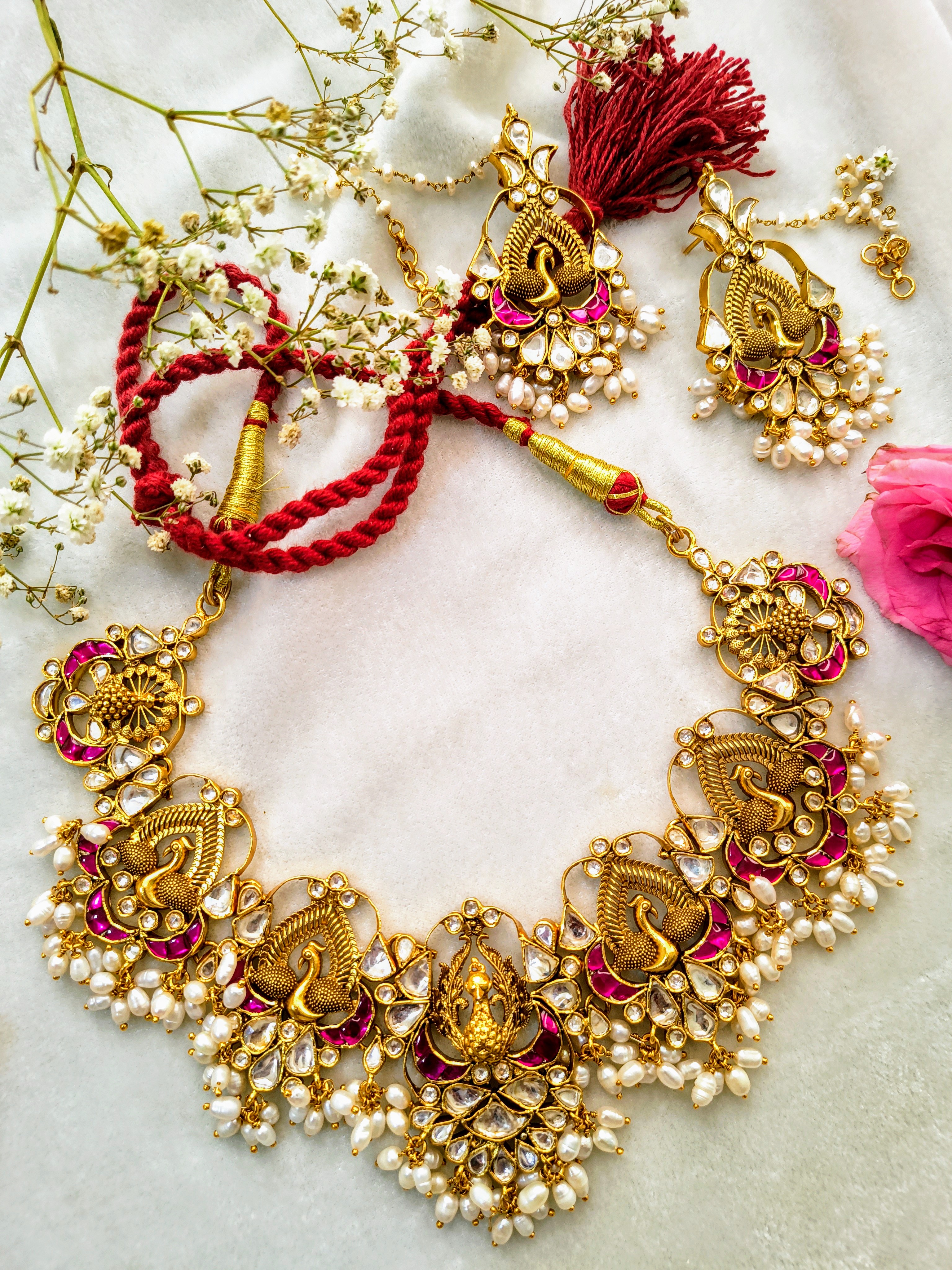 Traditional Gold Necklace Set