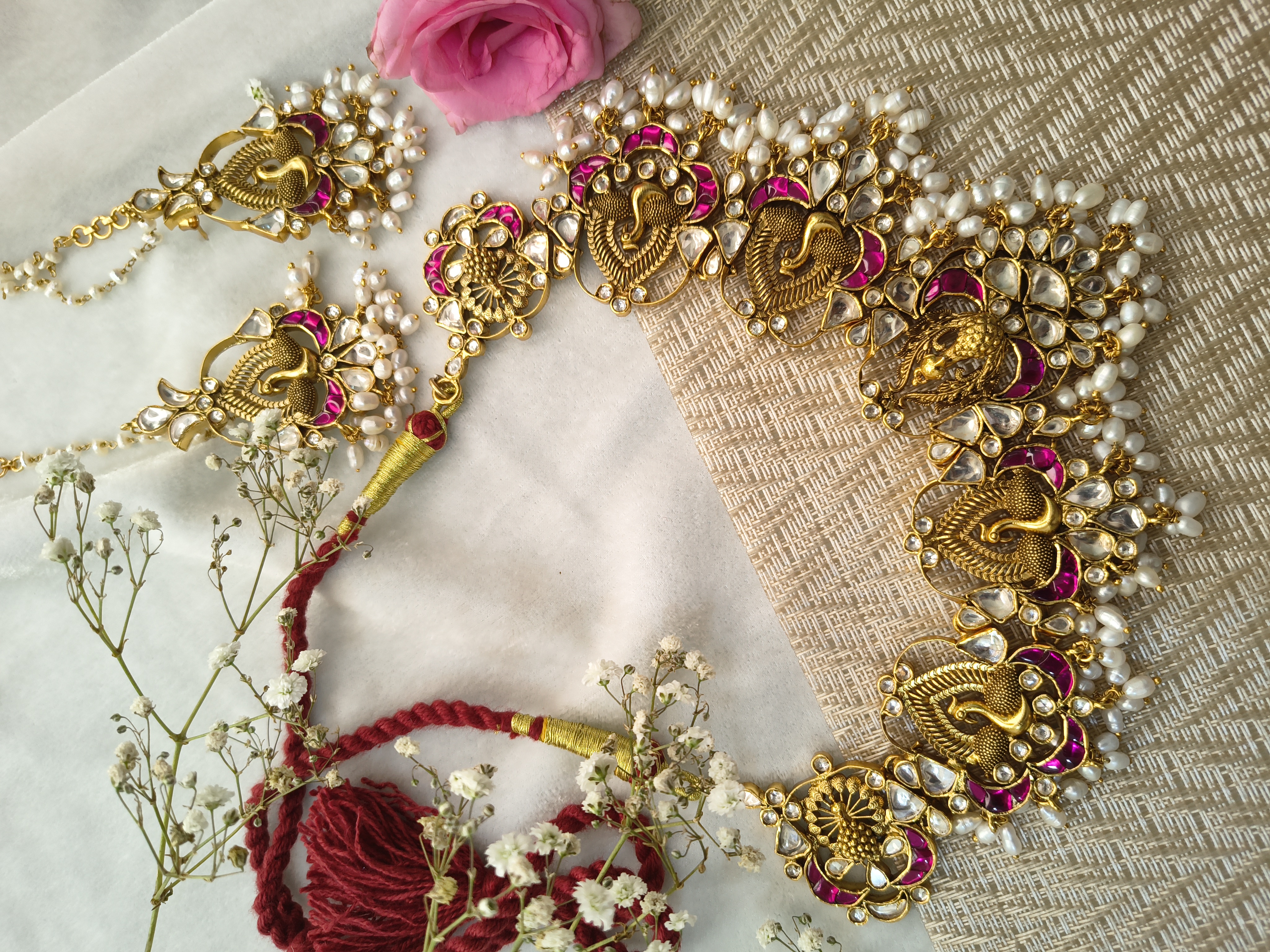 Traditional Gold Necklace Set