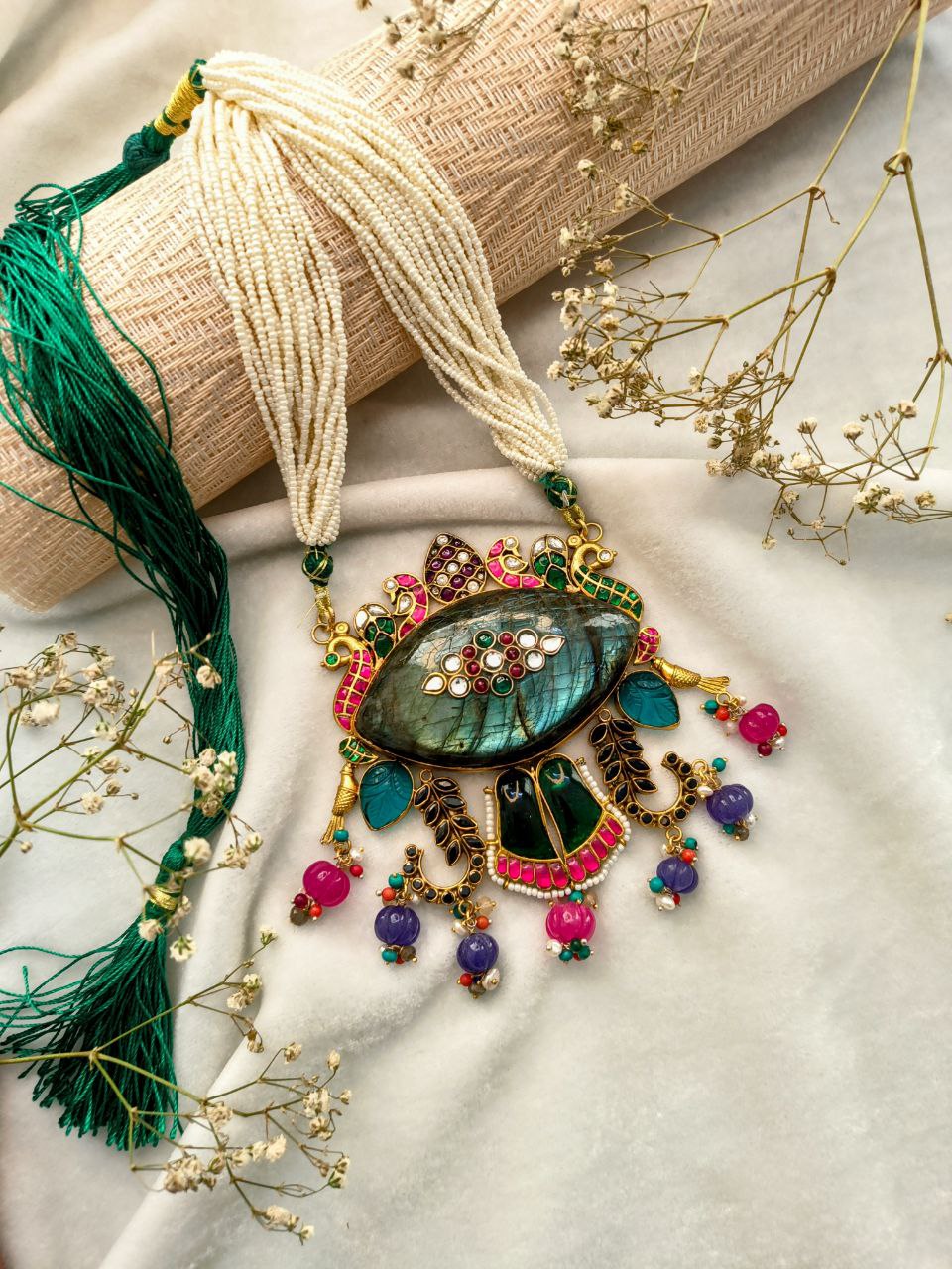 Handcrafted Labradorite Fusion Necklace