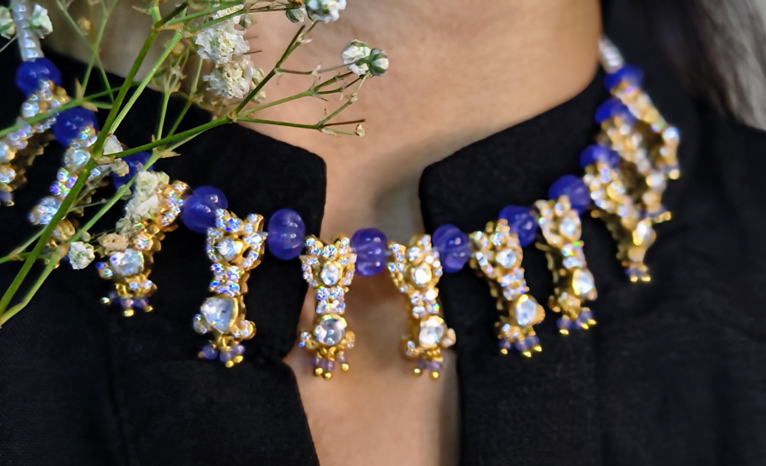 Royal Moissanite Choker Necklace 