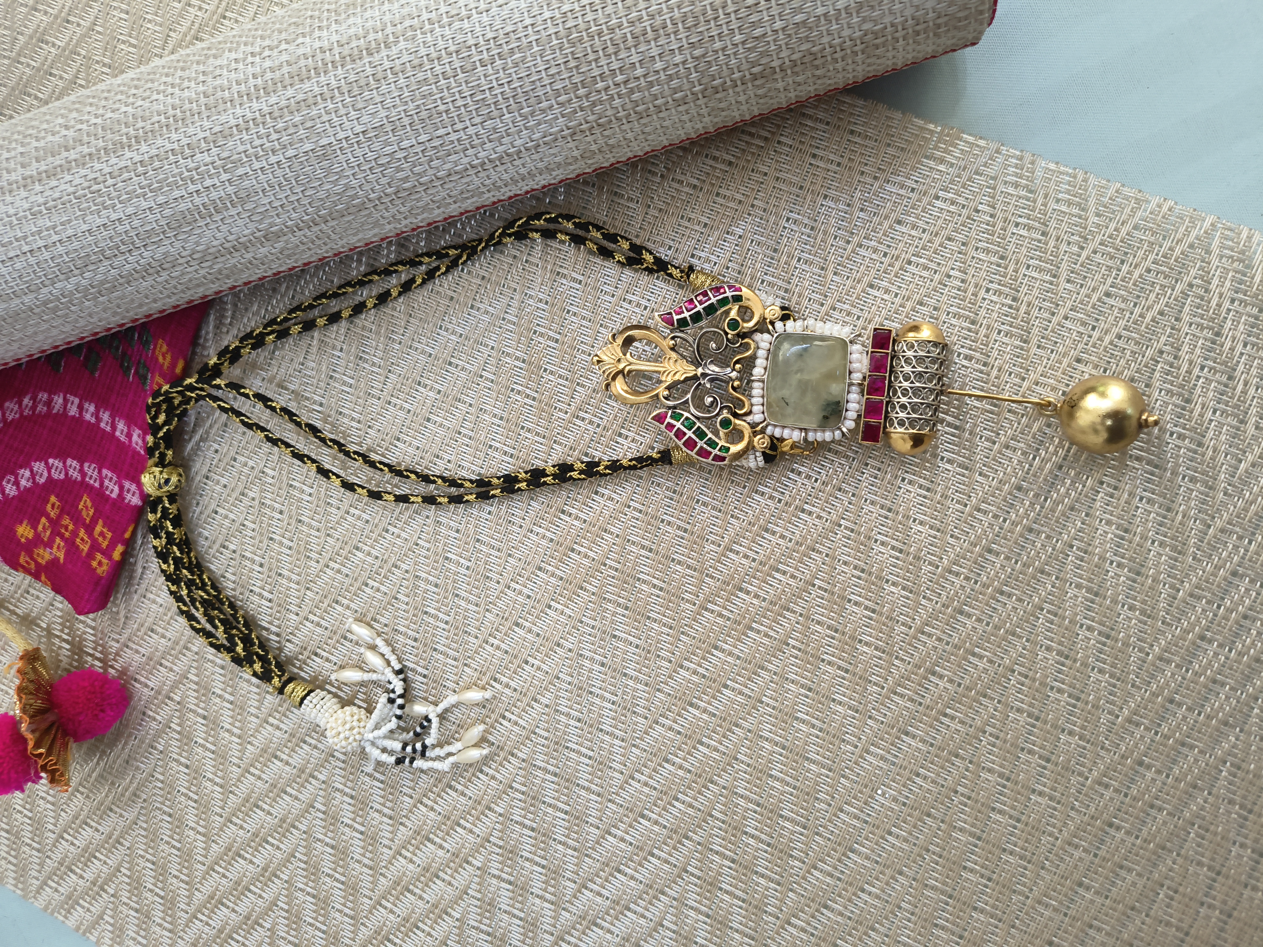 Traditional Indian Fusion Pendant Necklace