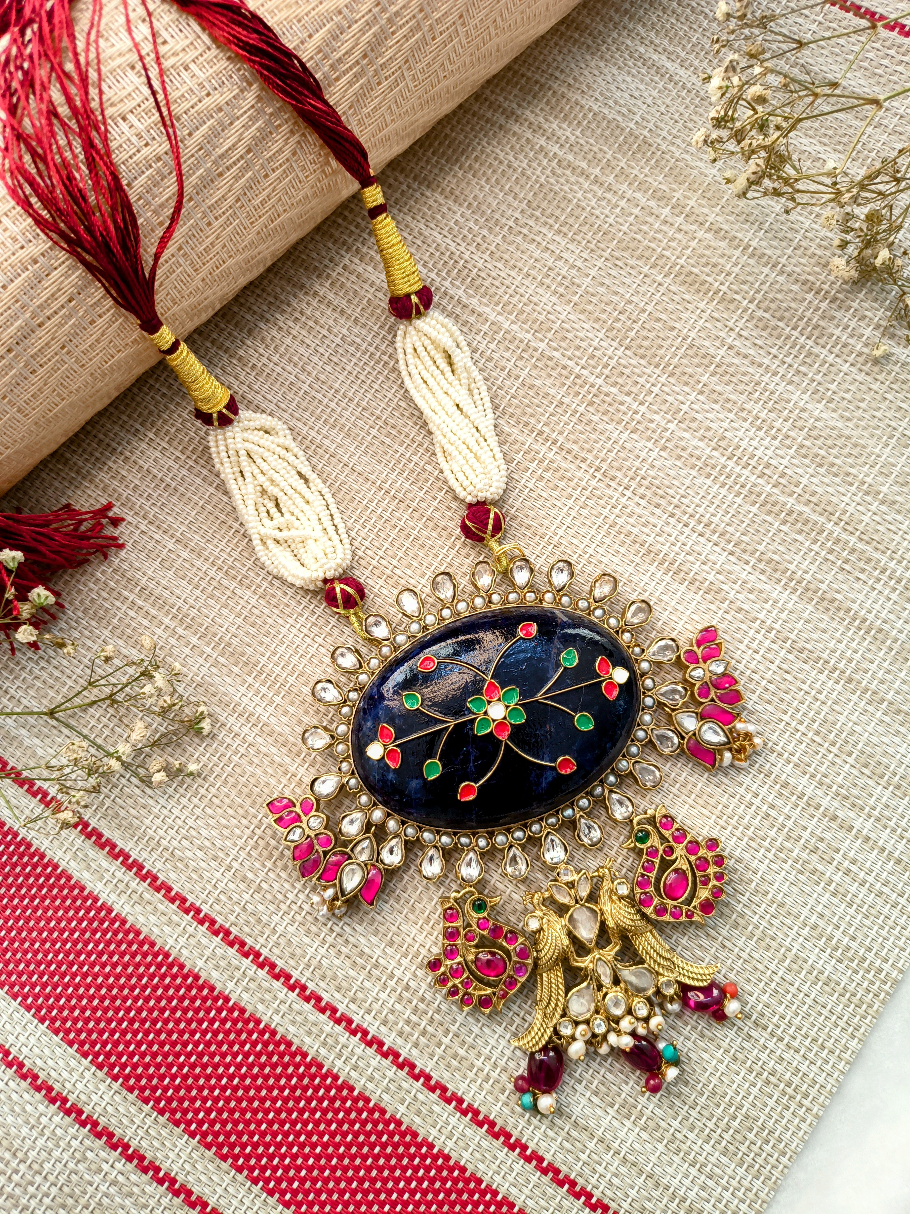 Royal Fusion Peacock Pendant Necklace