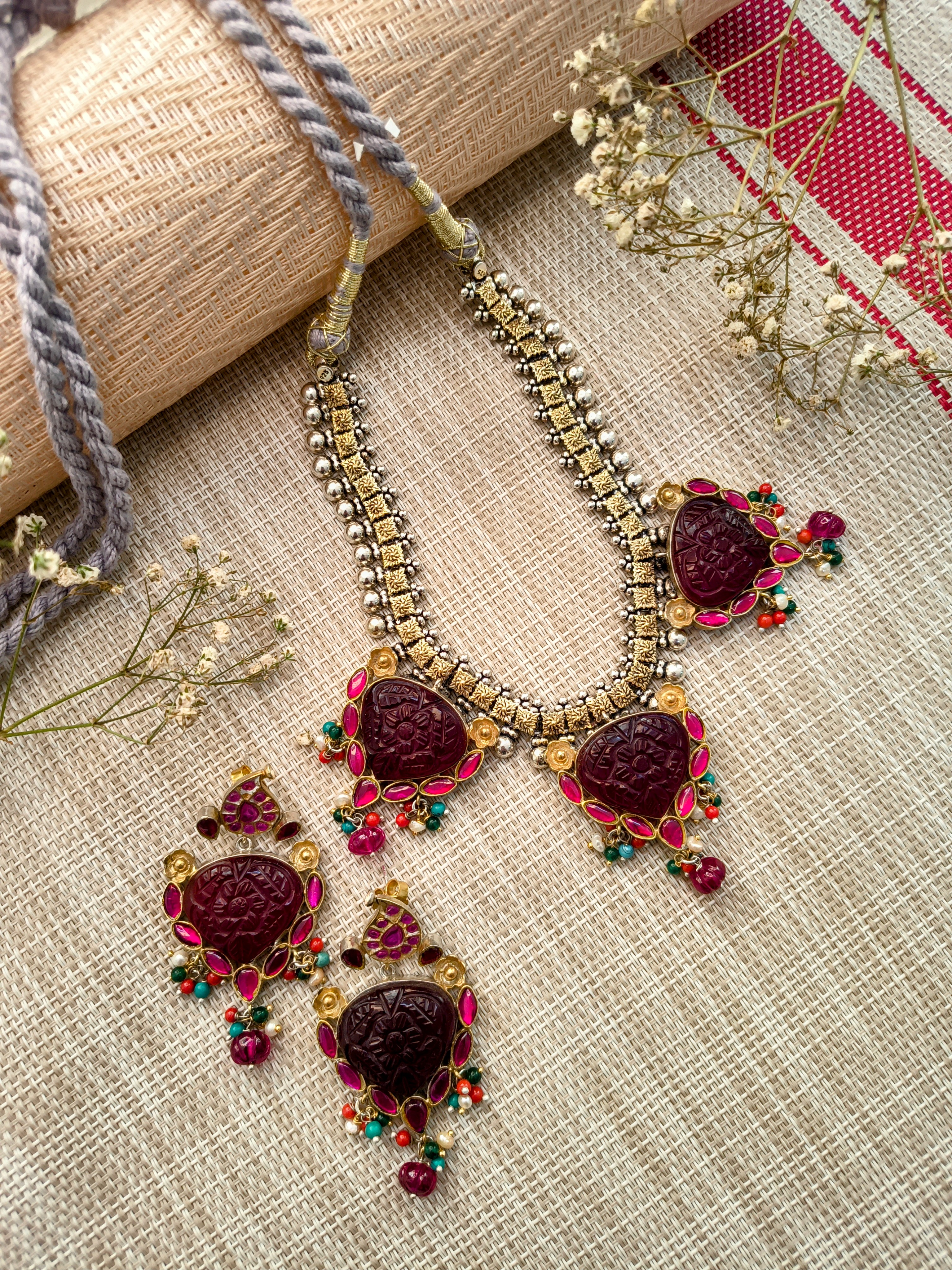 Handcrafted Fusion Necklace Set