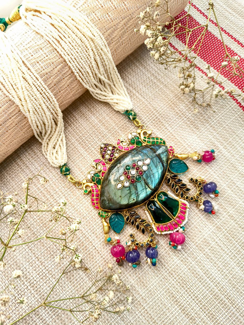 Handcrafted Labradorite Fusion Necklace