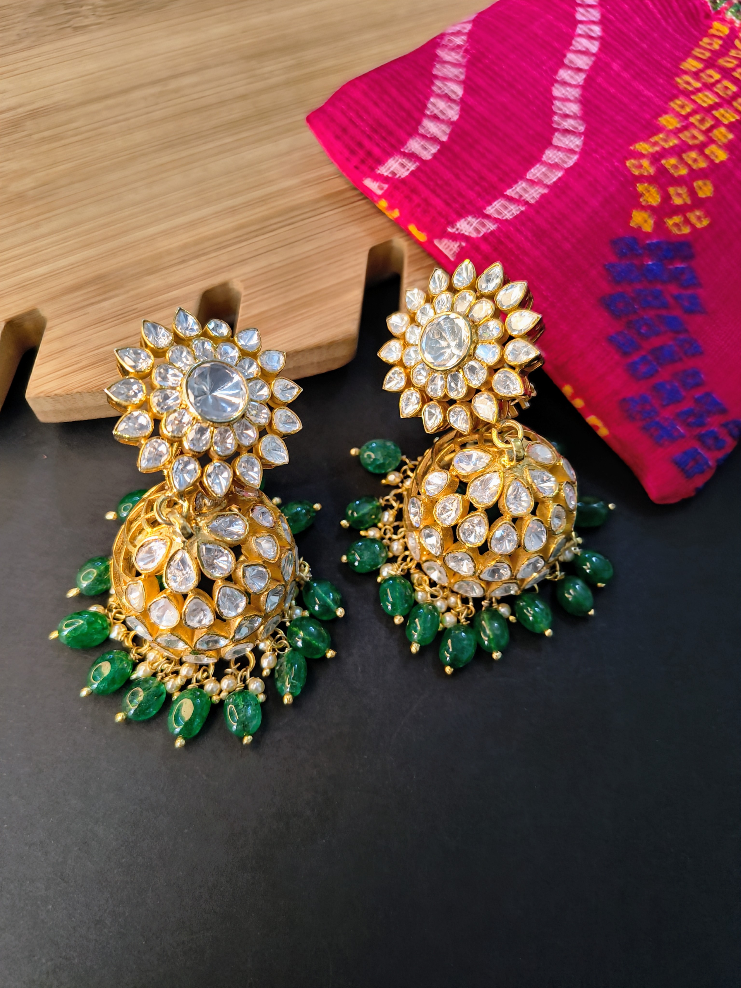 Traditional Moissanite Necklace Set