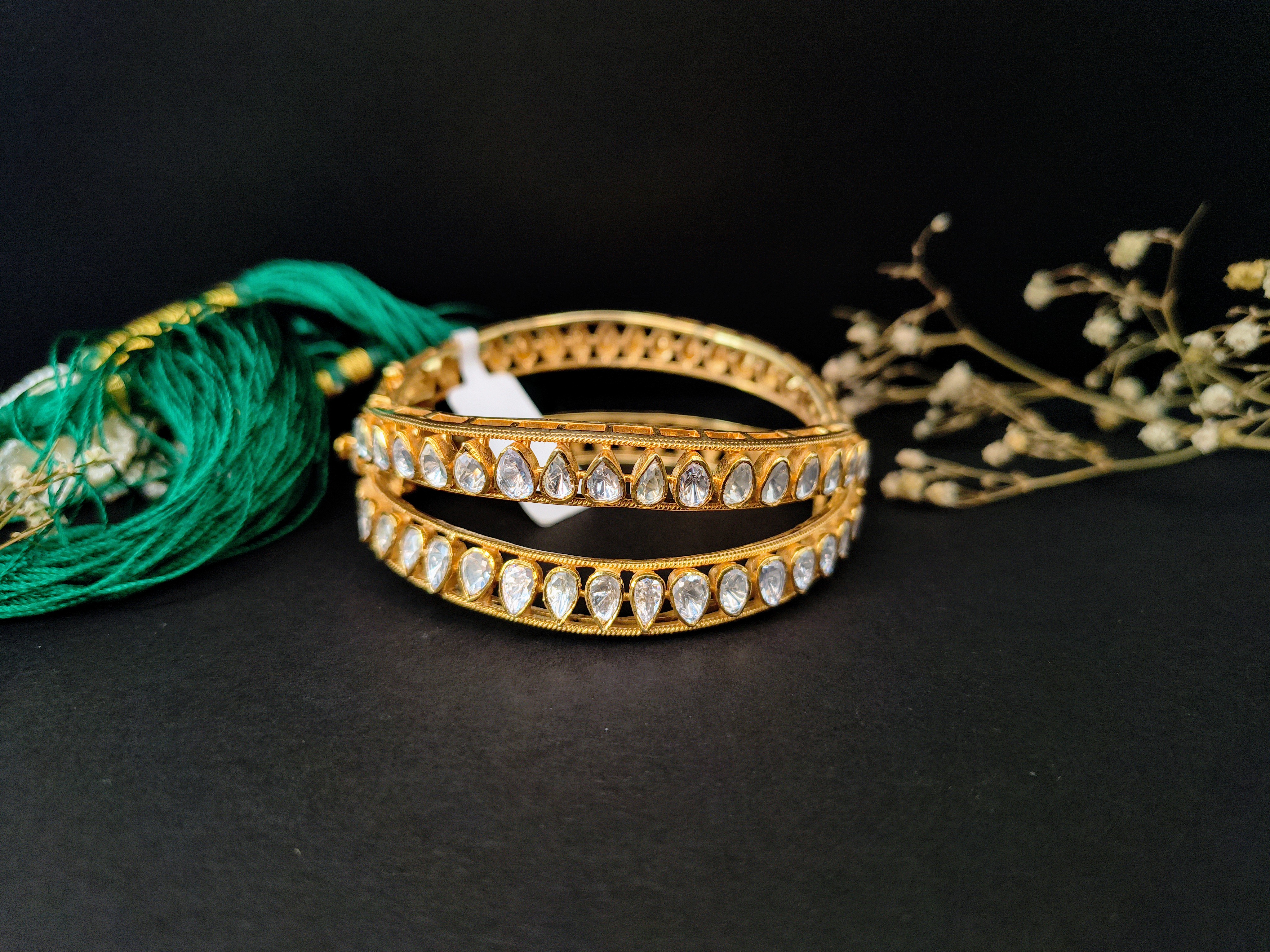 Elegant Gold Plated Bangles