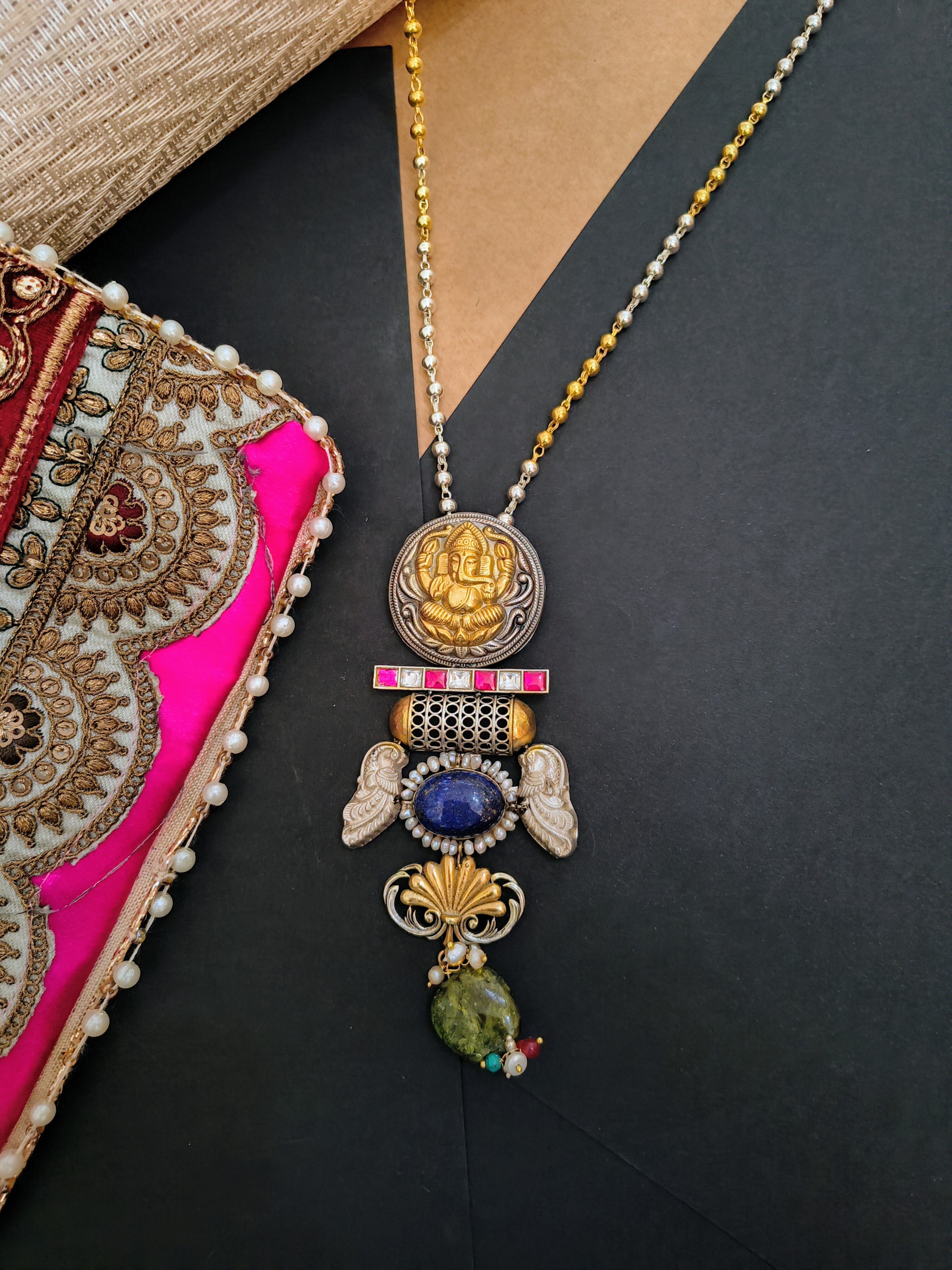 Traditional Indian Pendant Necklace