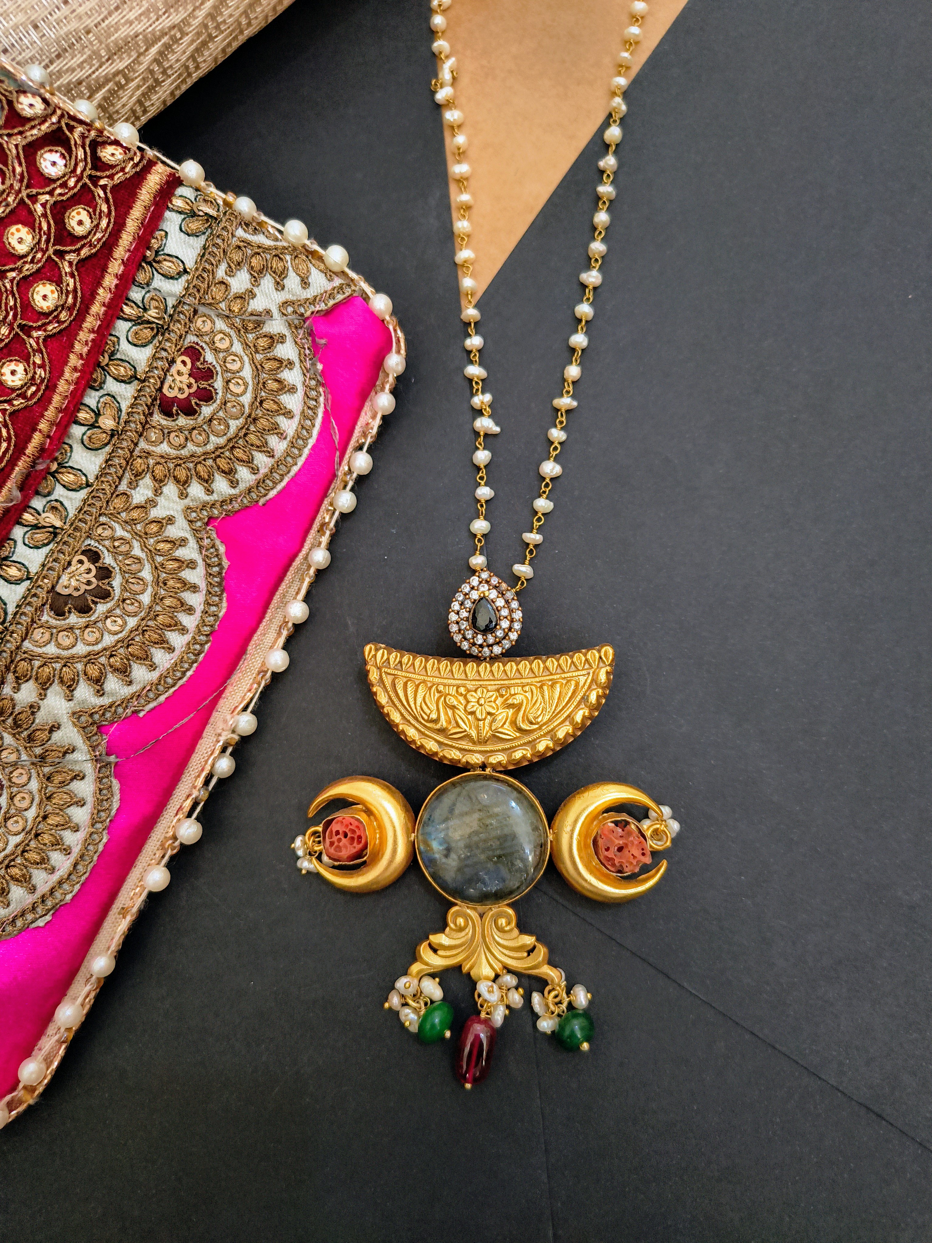 Traditional Indian Pendant Necklace