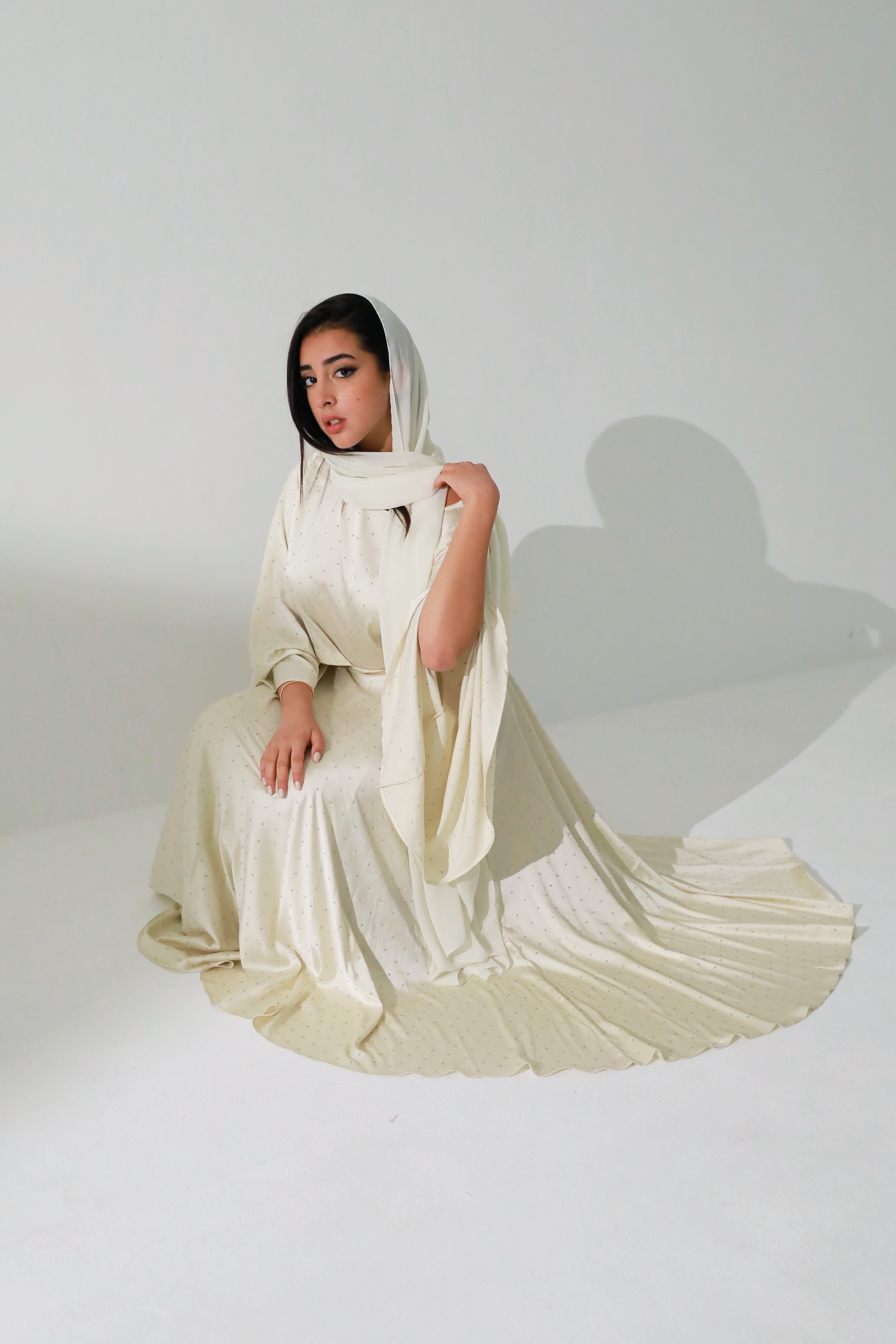 Rhinestone Wrap Skirt Set