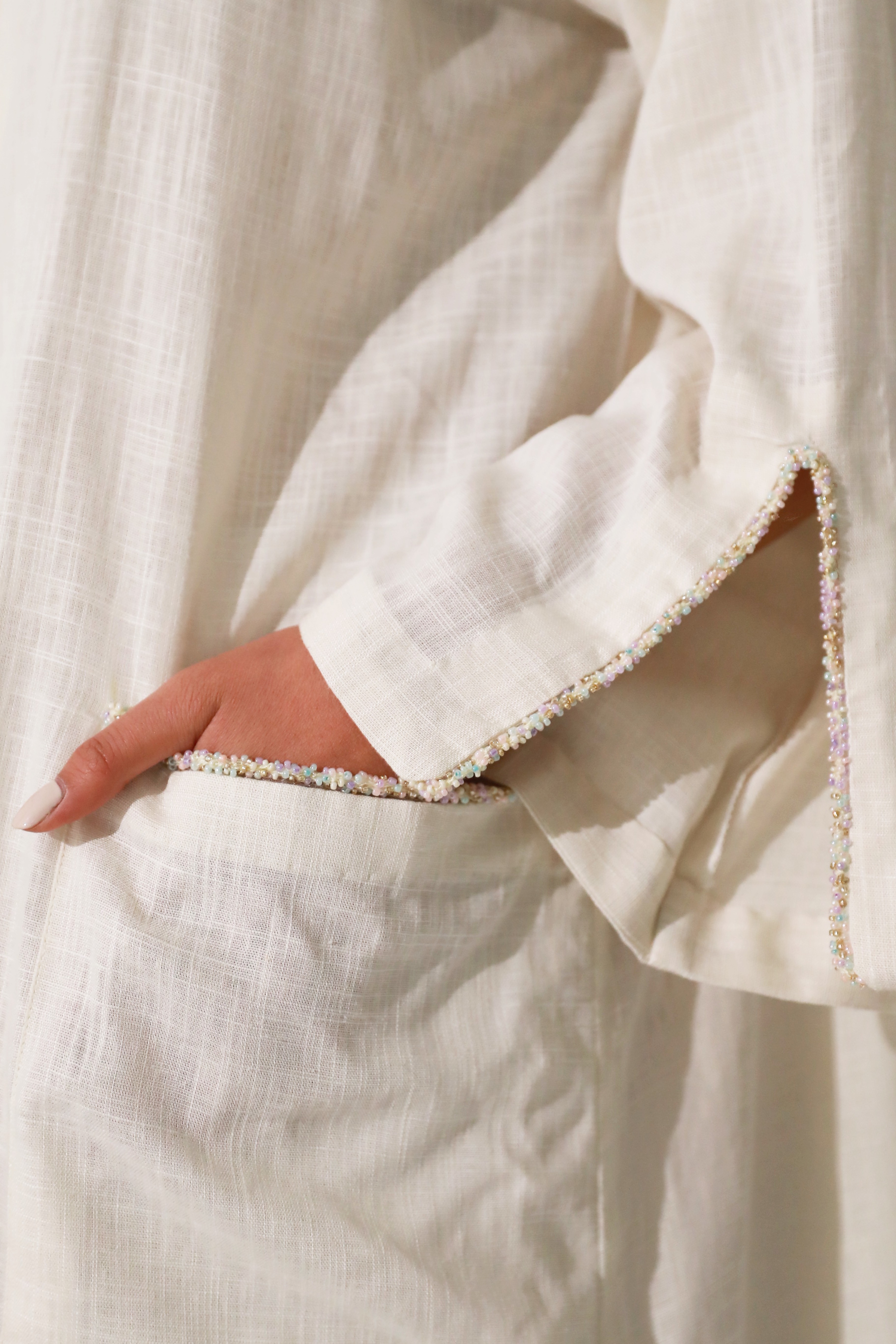Beaded Pocket Kaftan