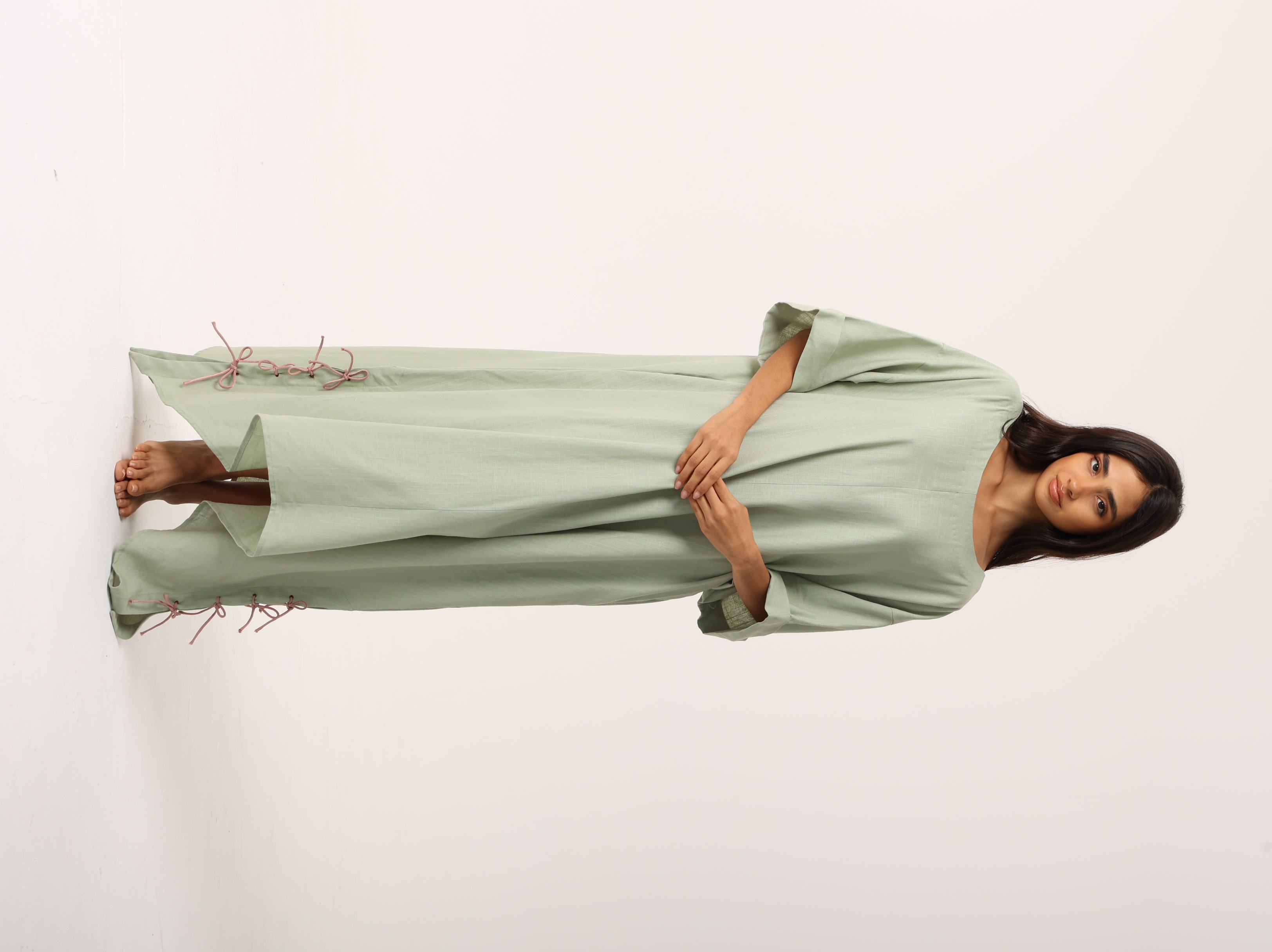 Linen Bow Kaftan
