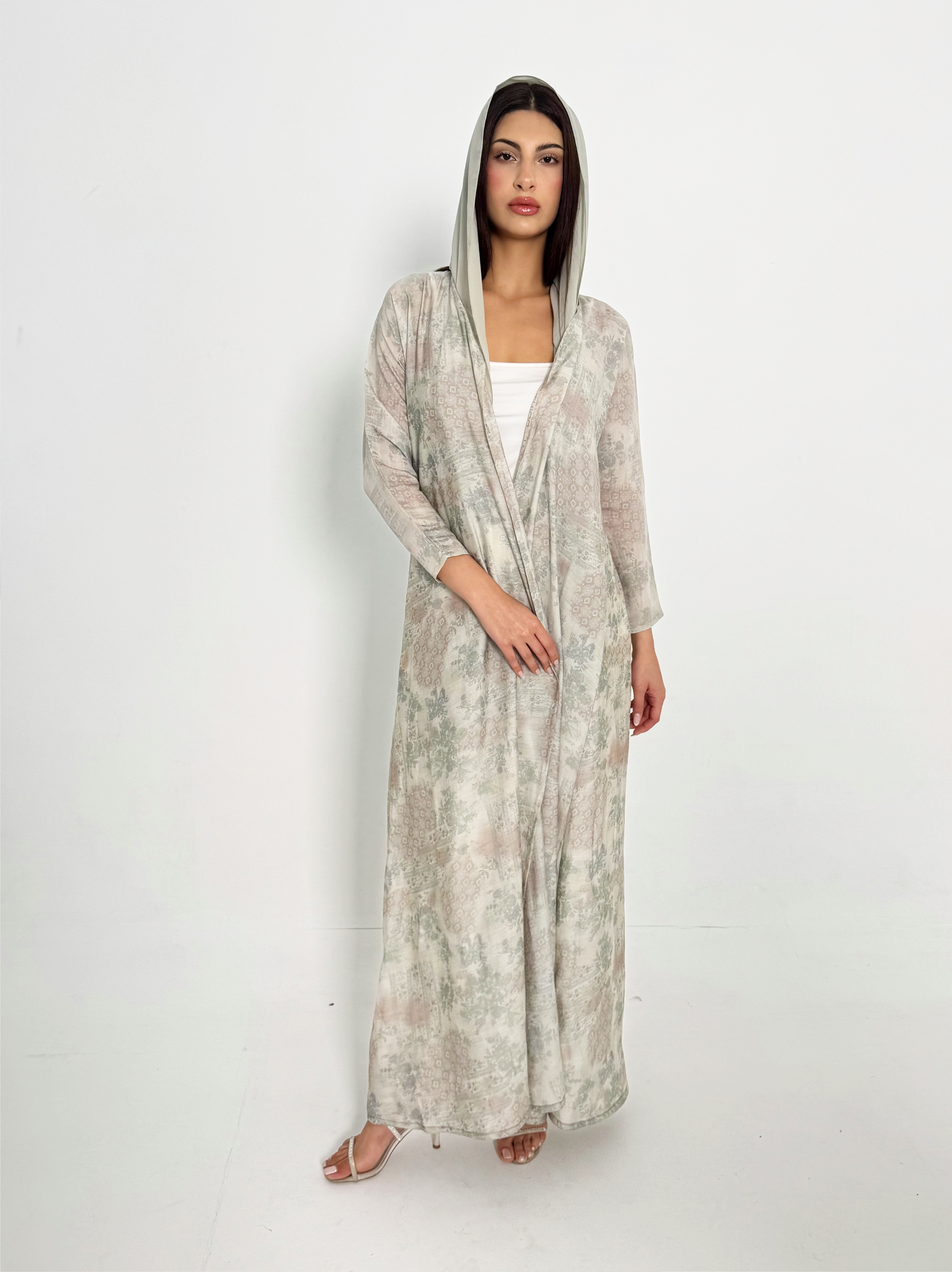 Printed Abaya