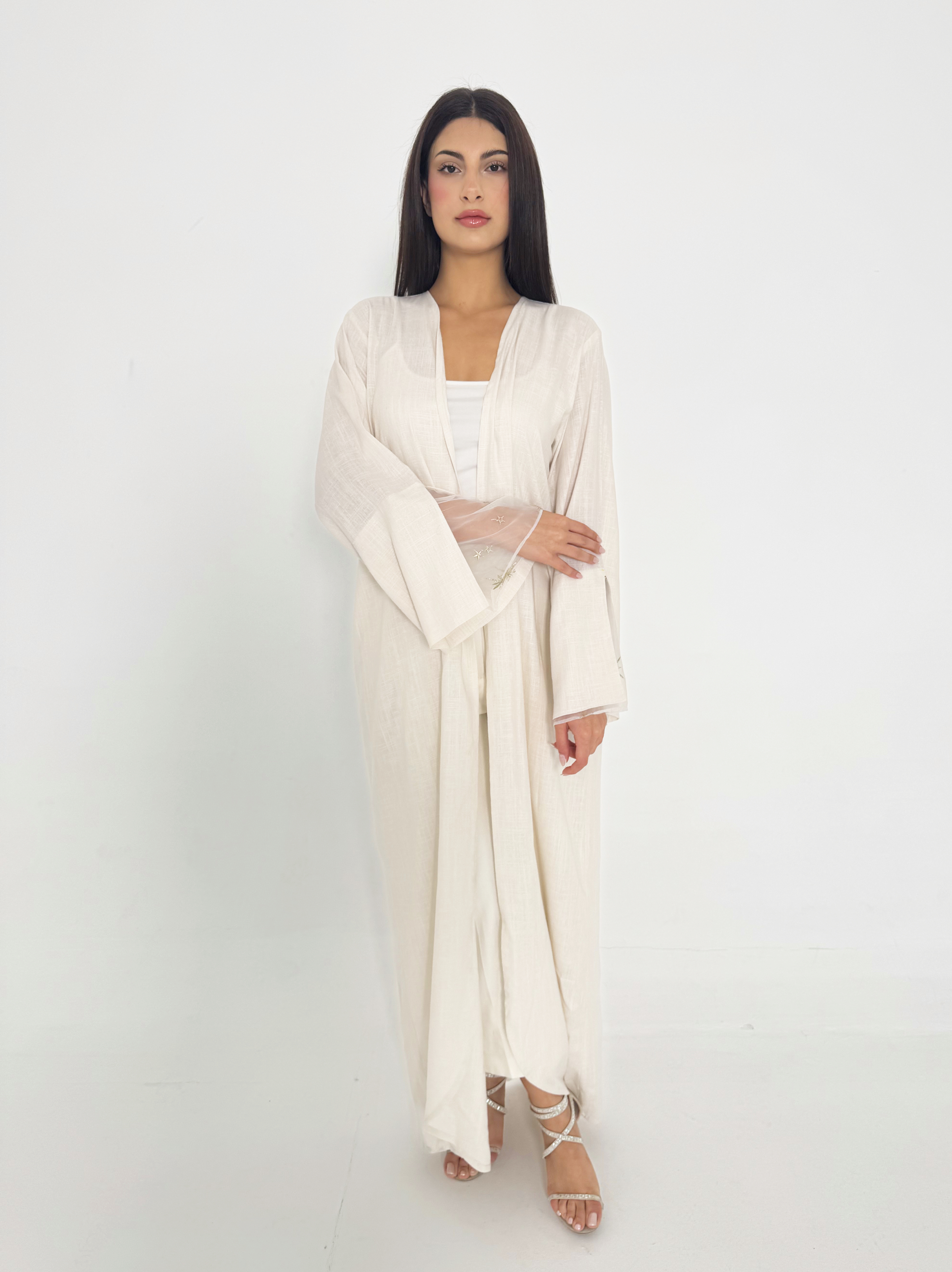 Celestial Linen Abaya 