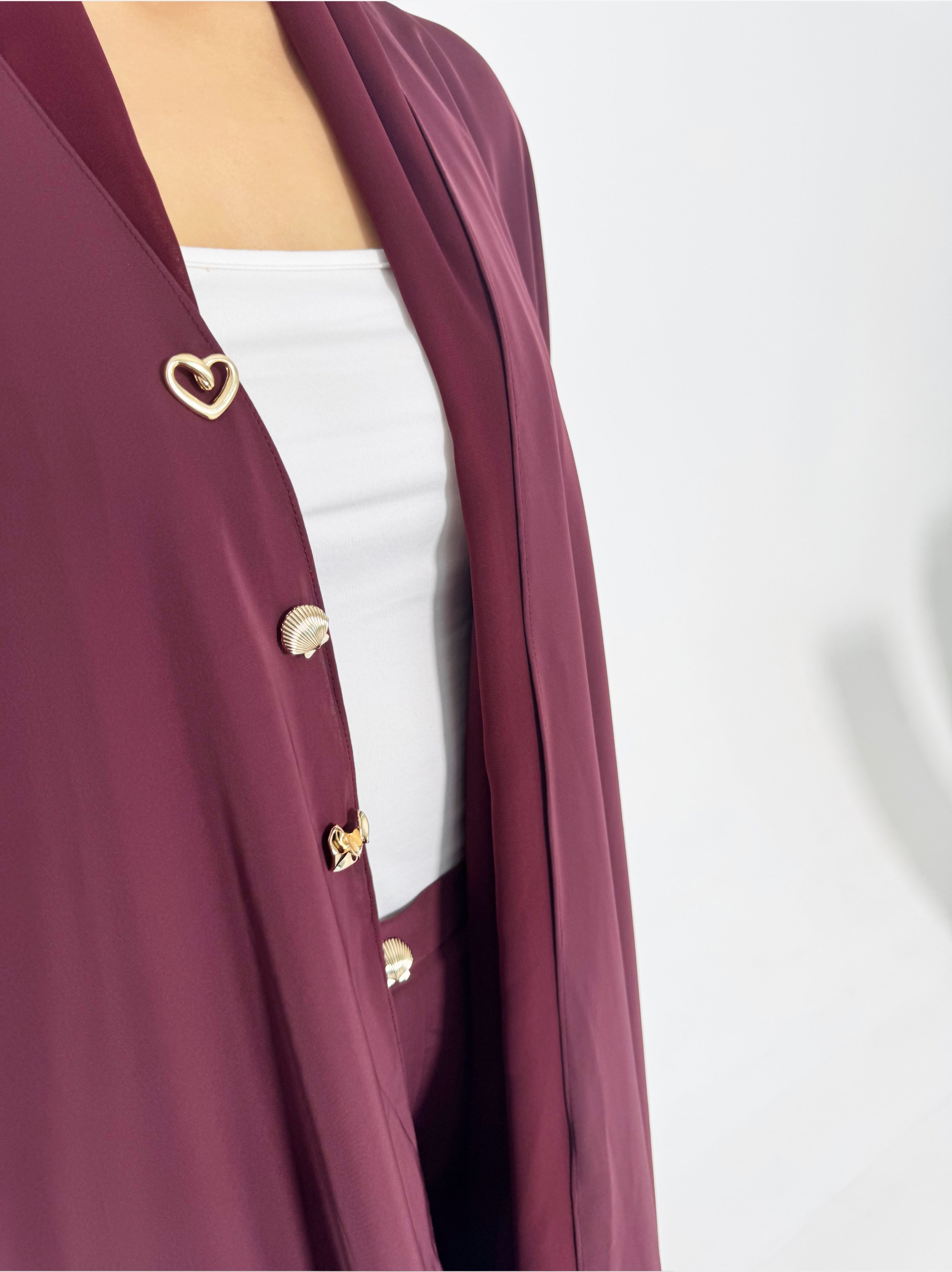 Summer Seashell Abaya Set