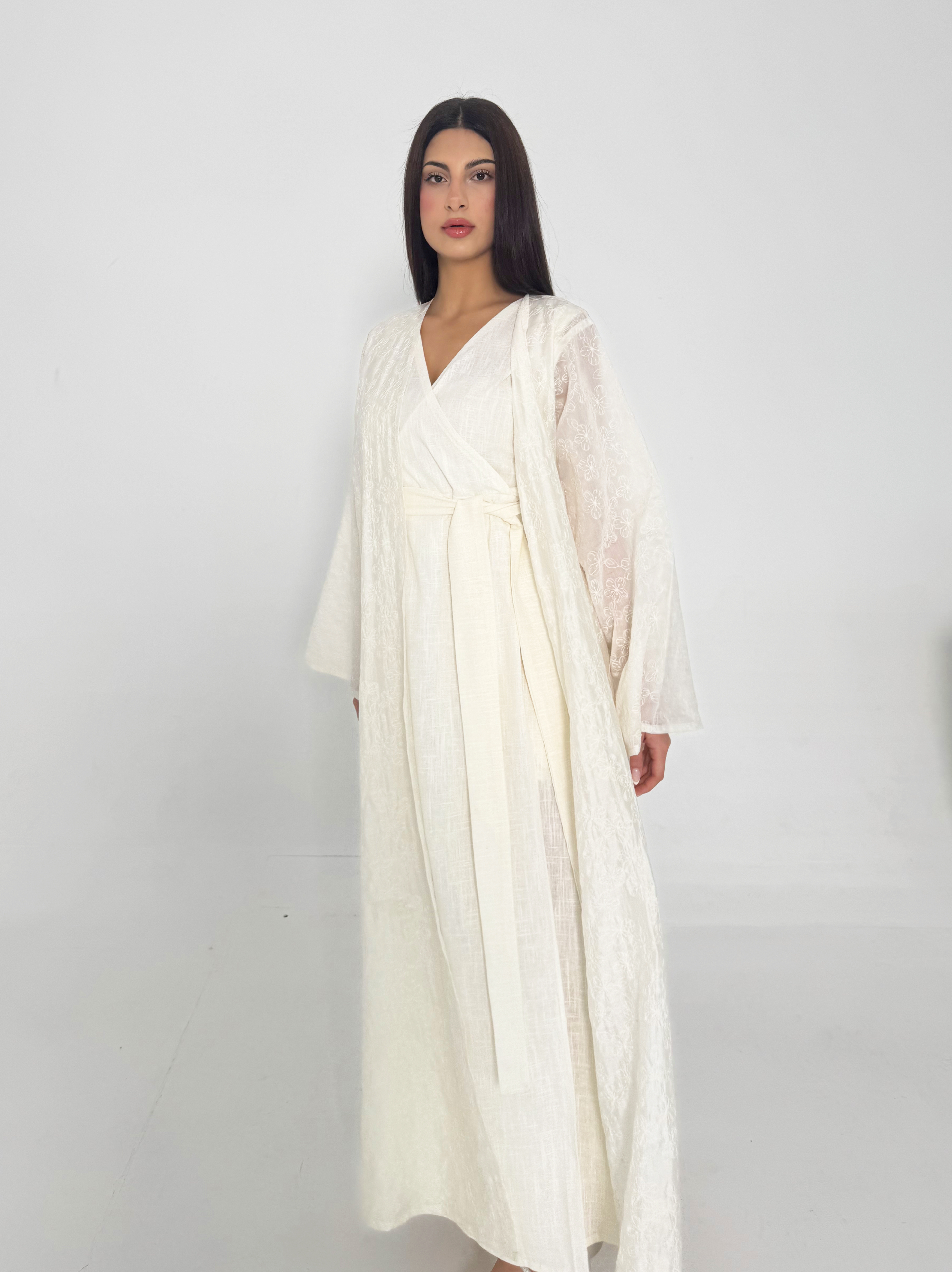 Floral Textured Throw