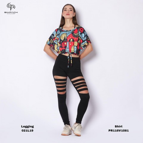 Kaos Crop Oversize PR116V