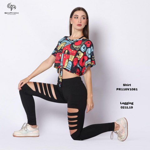 Kaos Crop Oversize PR116V
