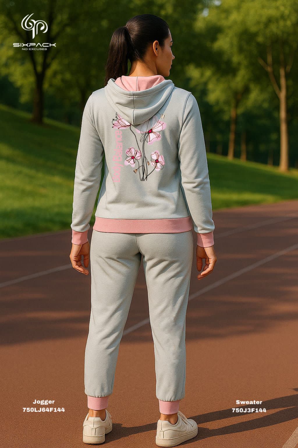 Oneset Sweater Joger Kombinasi F144