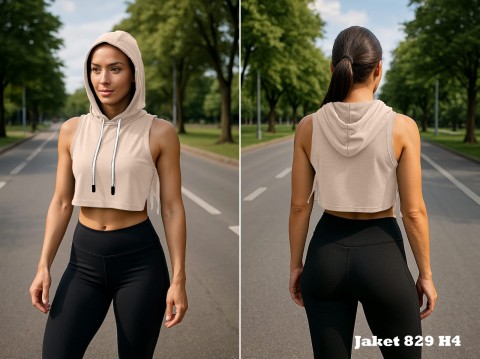 Outer Crop Hoodie H4